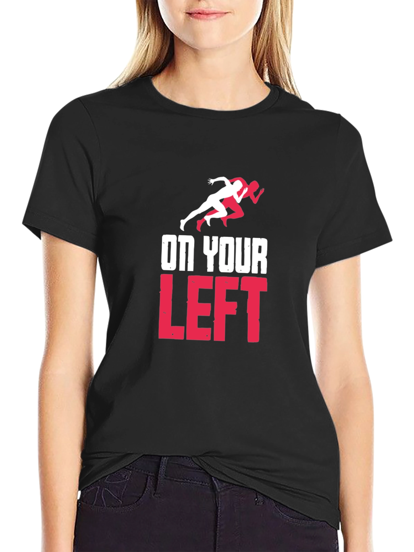 On Your Left Runner Graphic Tee