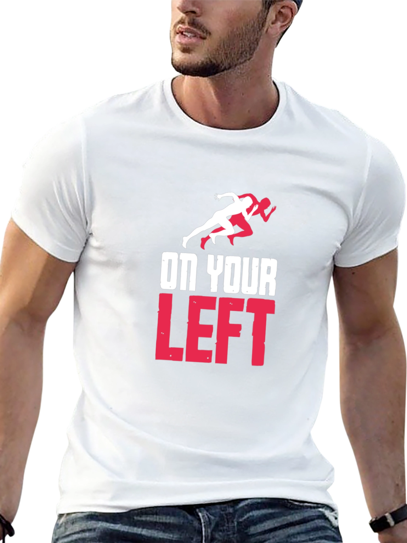 On Your Left Runner Graphic Tee