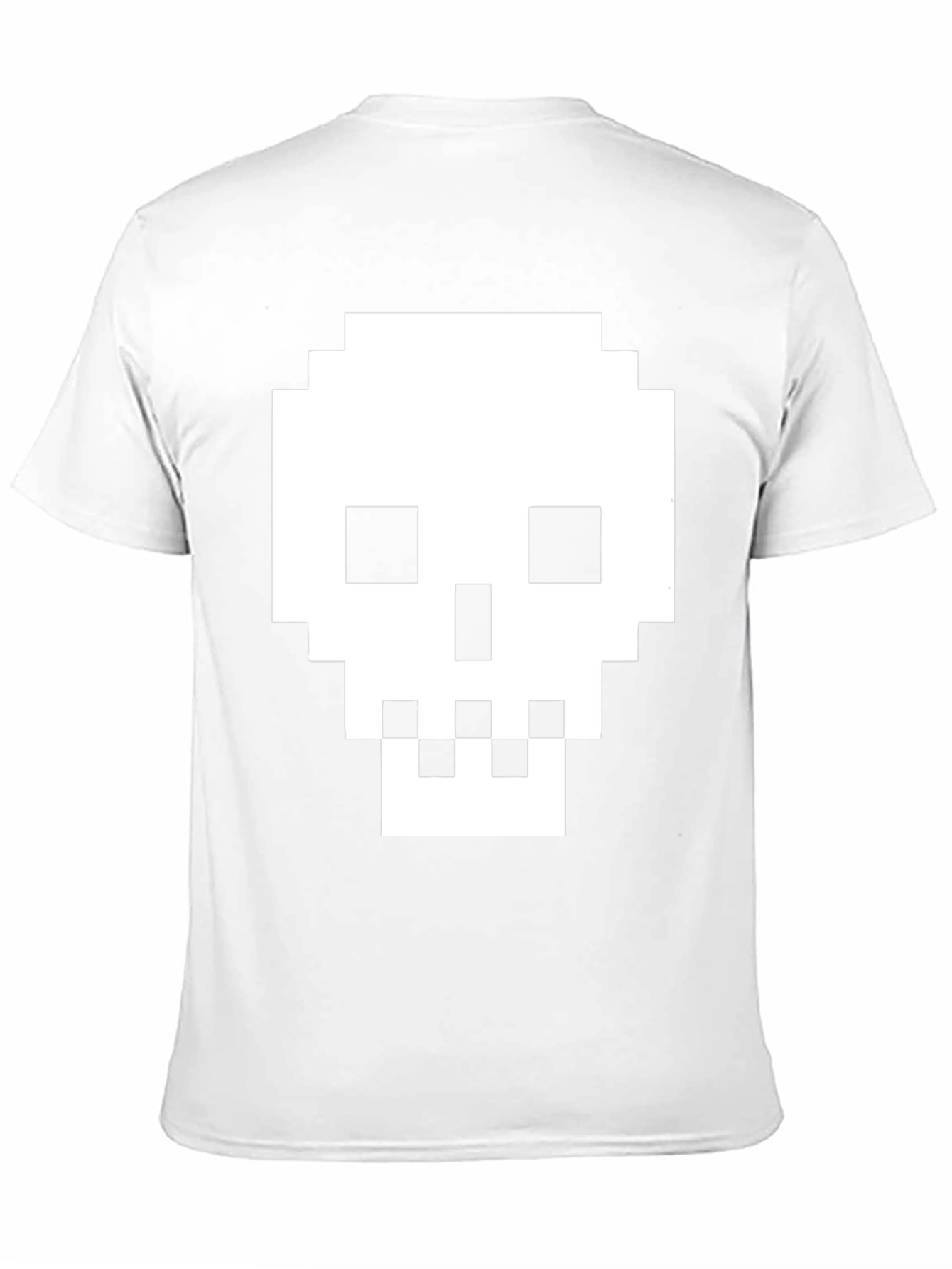 Pixelated Skull T-Shirt - Retro Gaming Tee