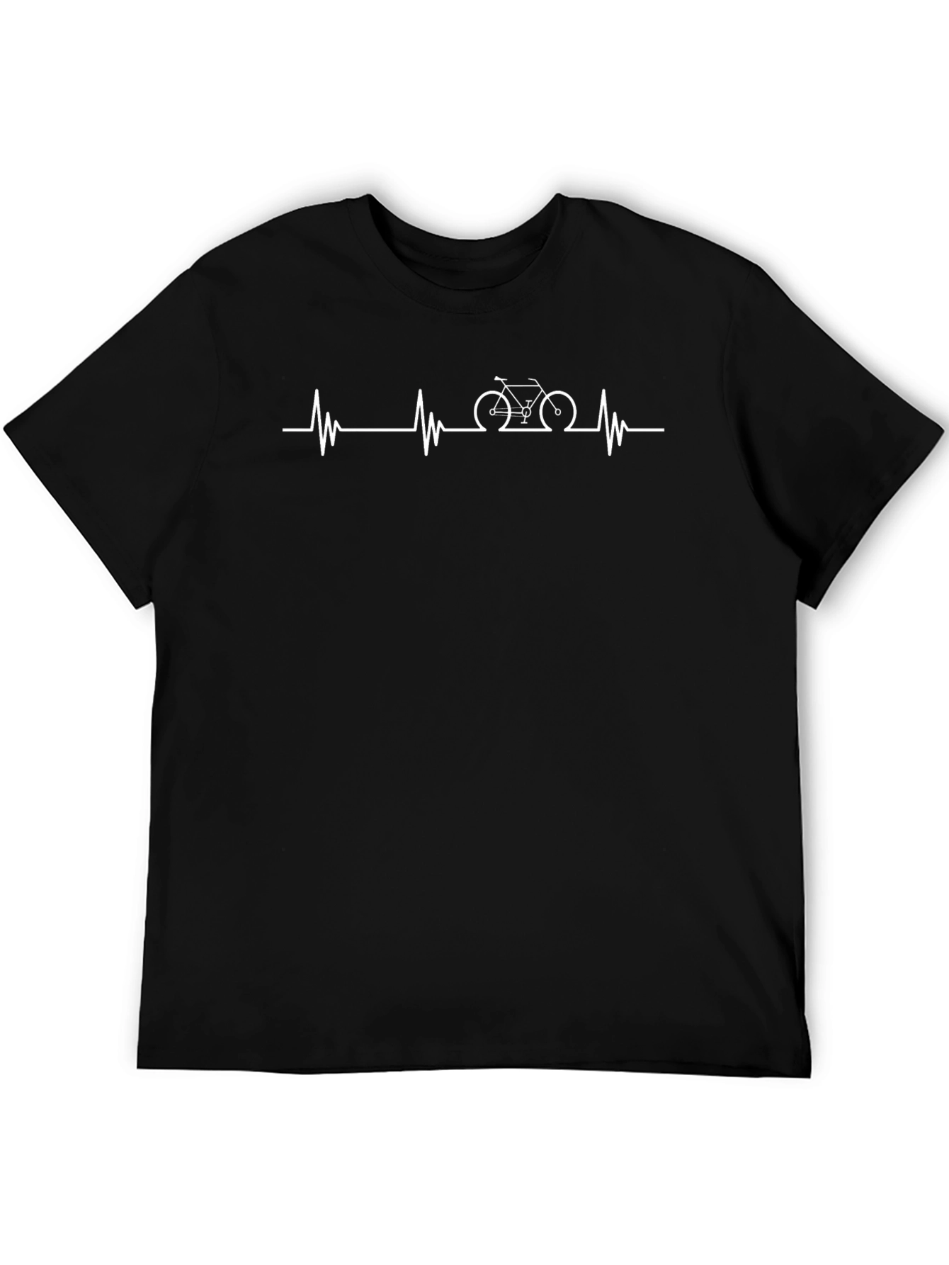 Cyclist Heartbeat Graphic T-Shirt -  Riding Passion