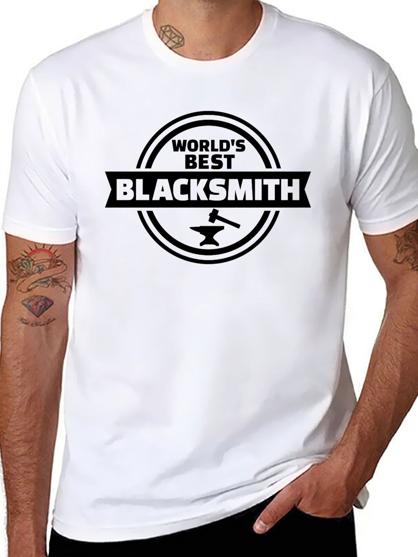 Worlds Best Blacksmith Graphic Tee