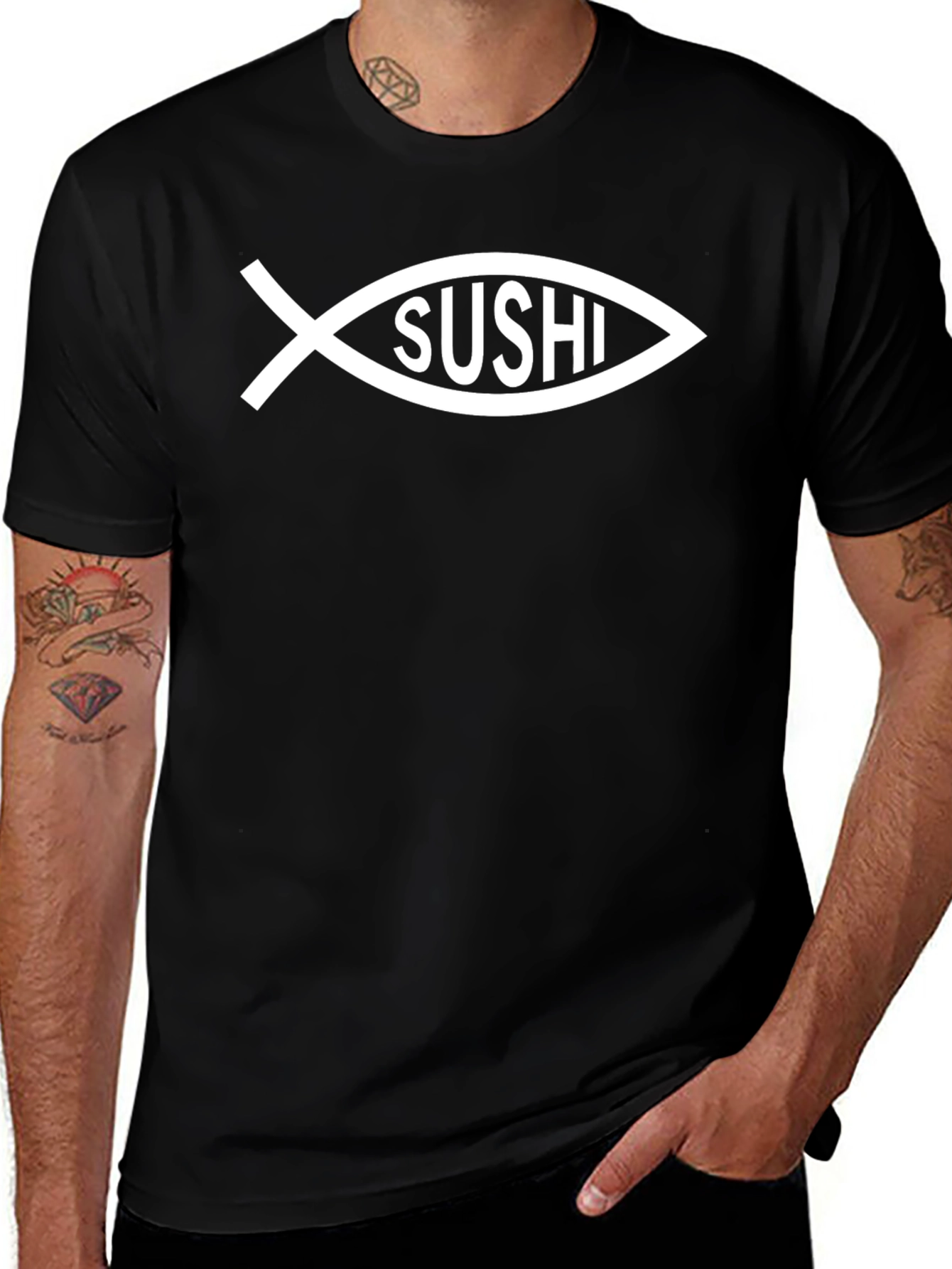 Sushi Fish Graphic Tee - Stylish & Unique Design