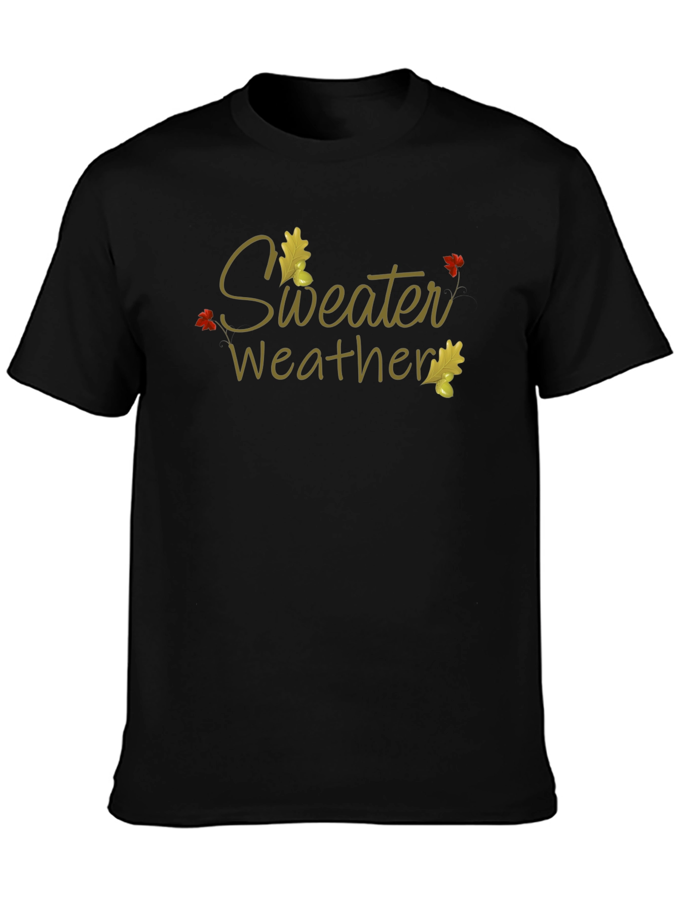 Sweater Weather Graphic Tee - Fall Fashion