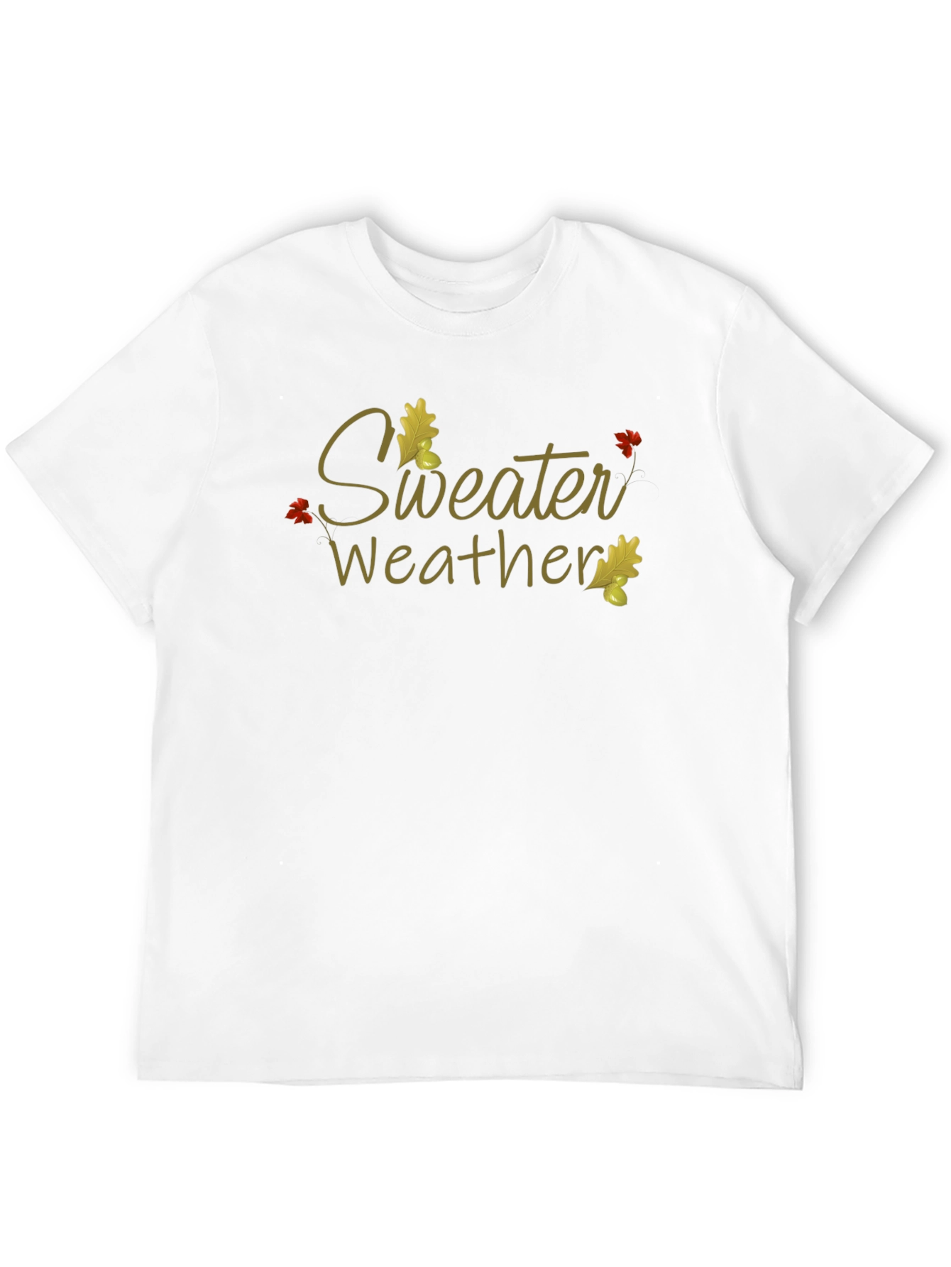 Sweater Weather Graphic Tee - Fall Fashion
