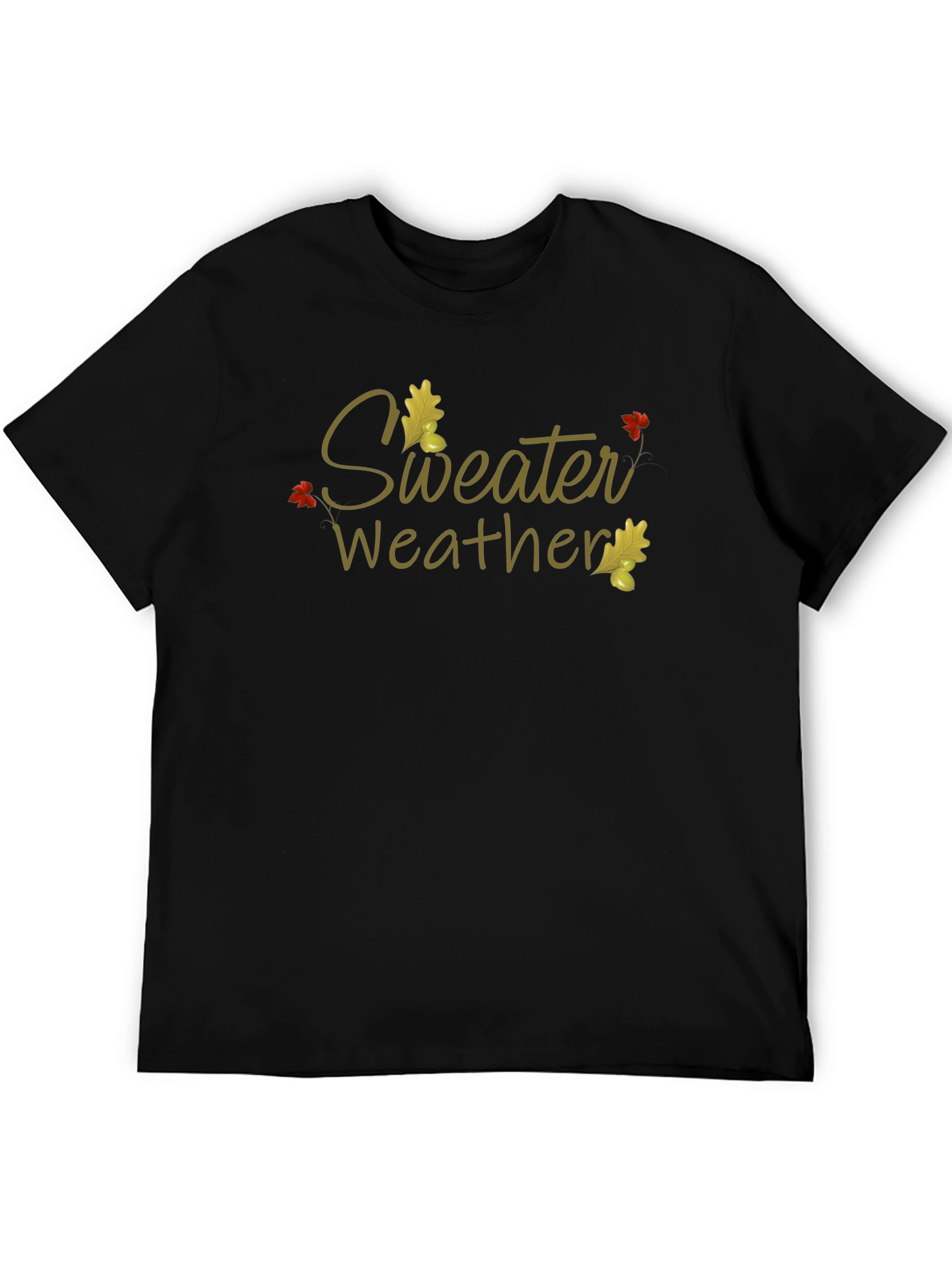 Sweater Weather Graphic Tee - Fall Fashion
