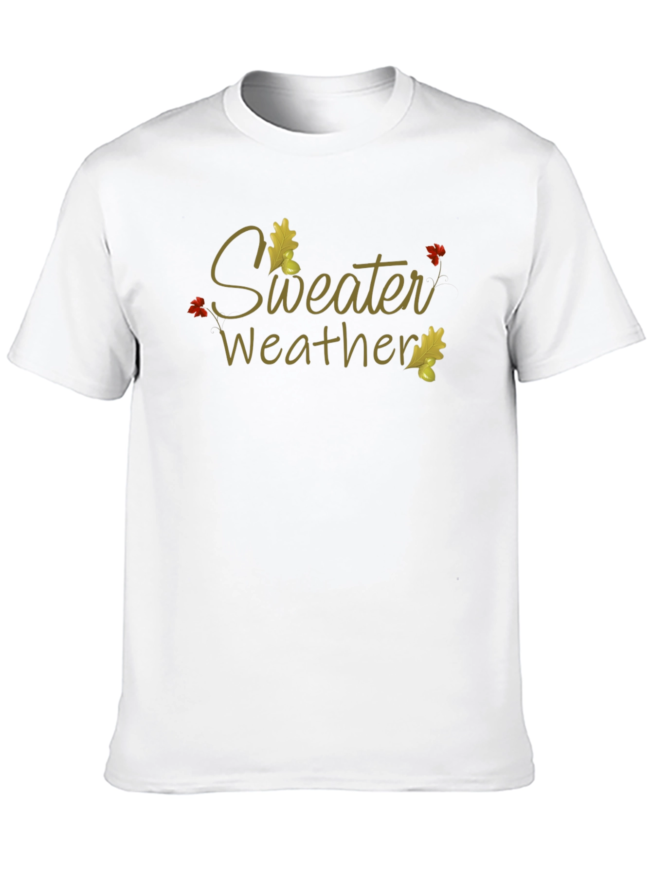 Sweater Weather Graphic Tee - Fall Fashion