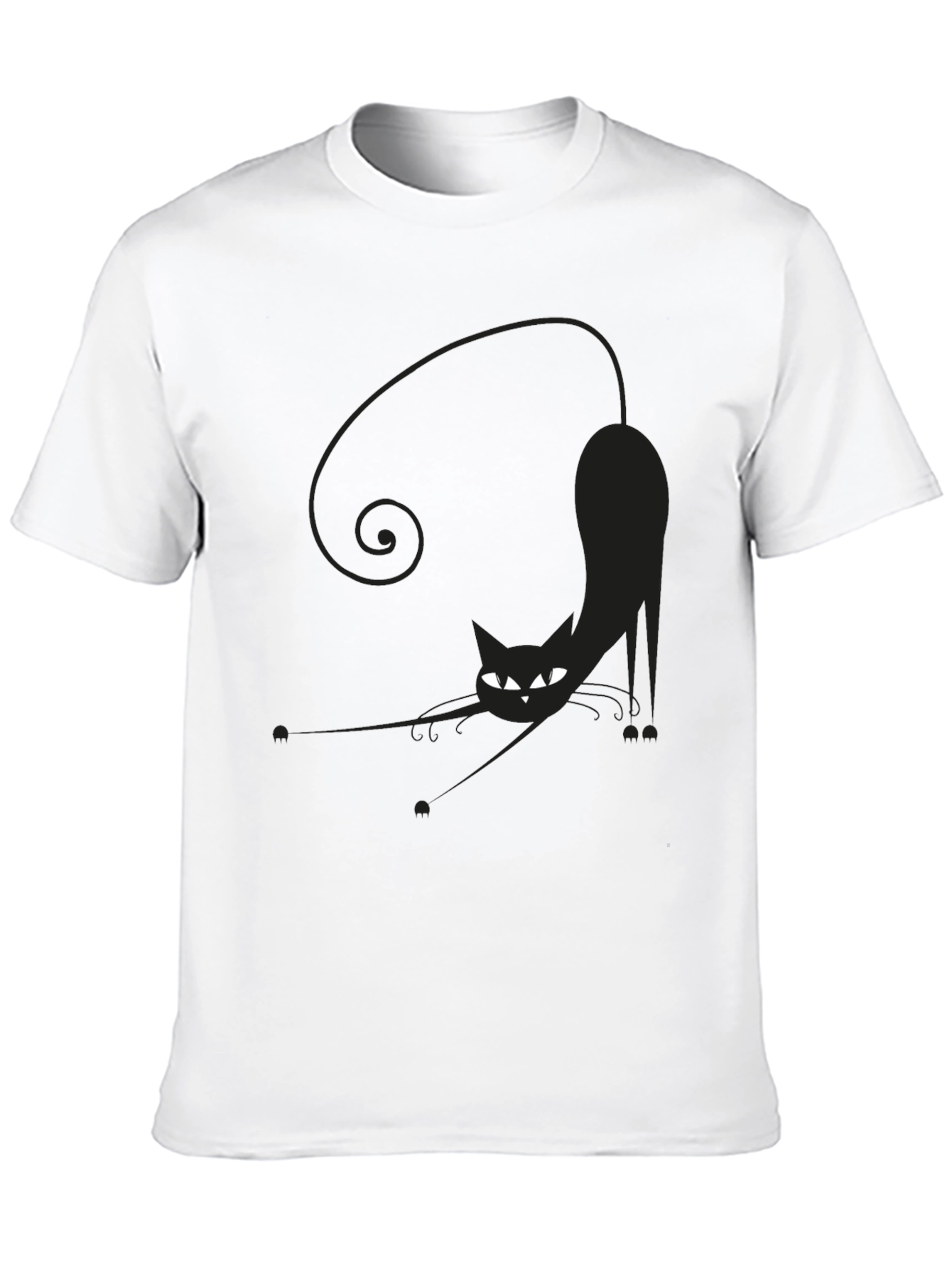 Black Cat T-Shirt - Stylish and Comfortable