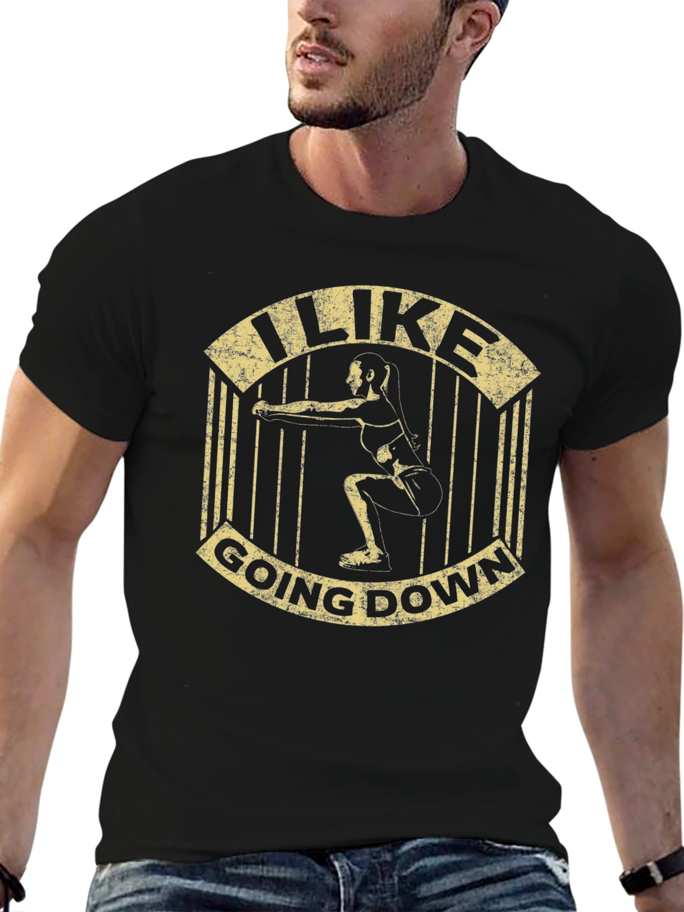 I Like Going Down Squat T-Shirt