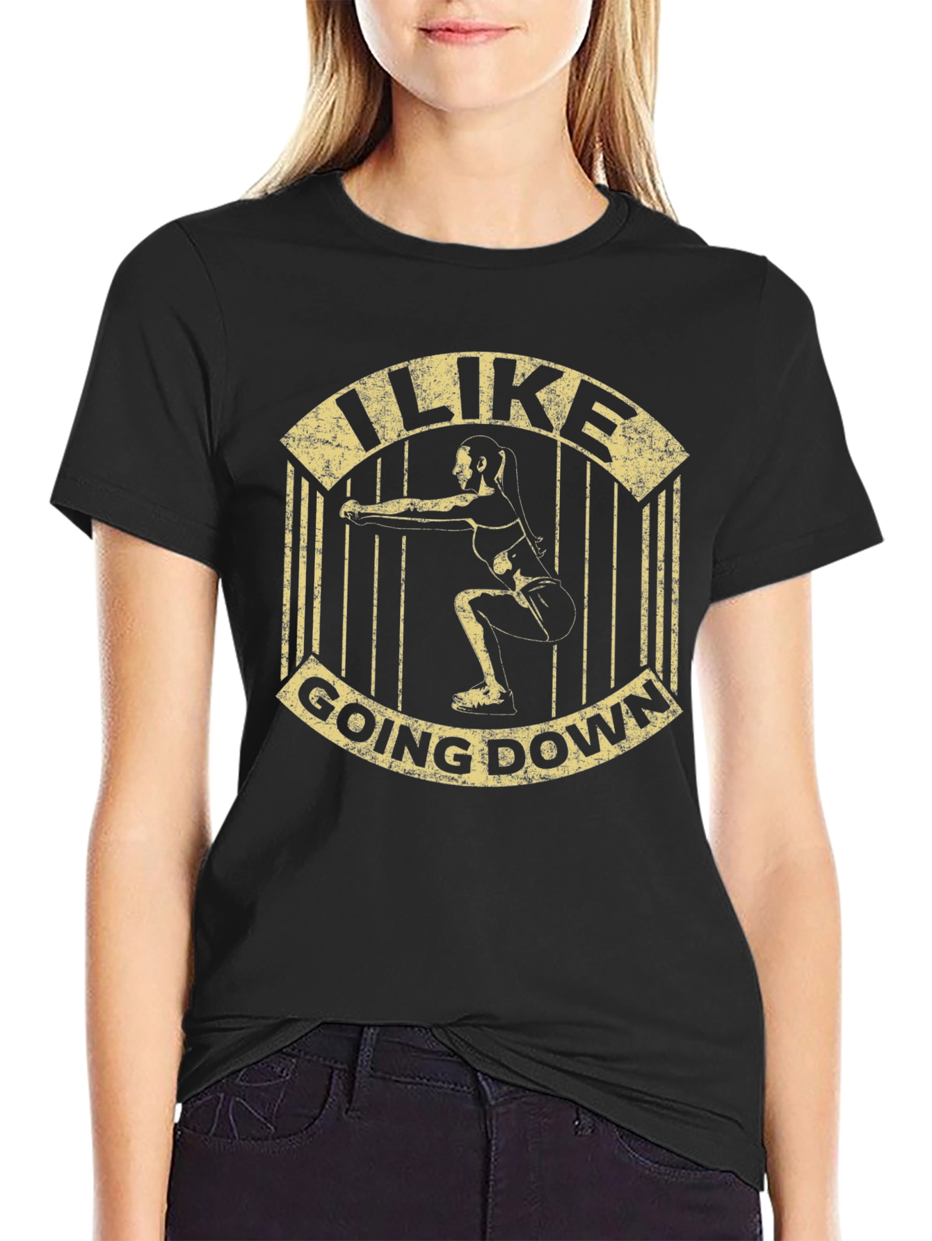 I Like Going Down Squat T-Shirt