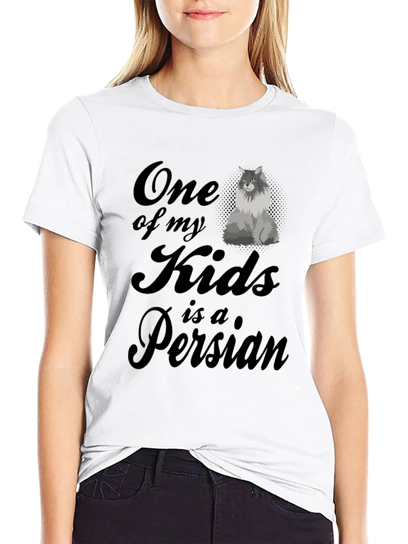 One of My Kids is a Persian Cat T-Shirt