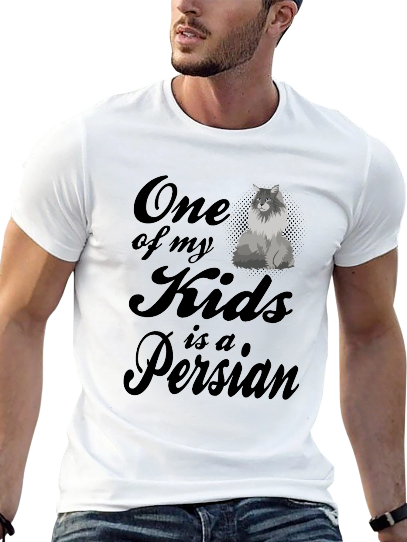 One of My Kids is a Persian Cat T-Shirt