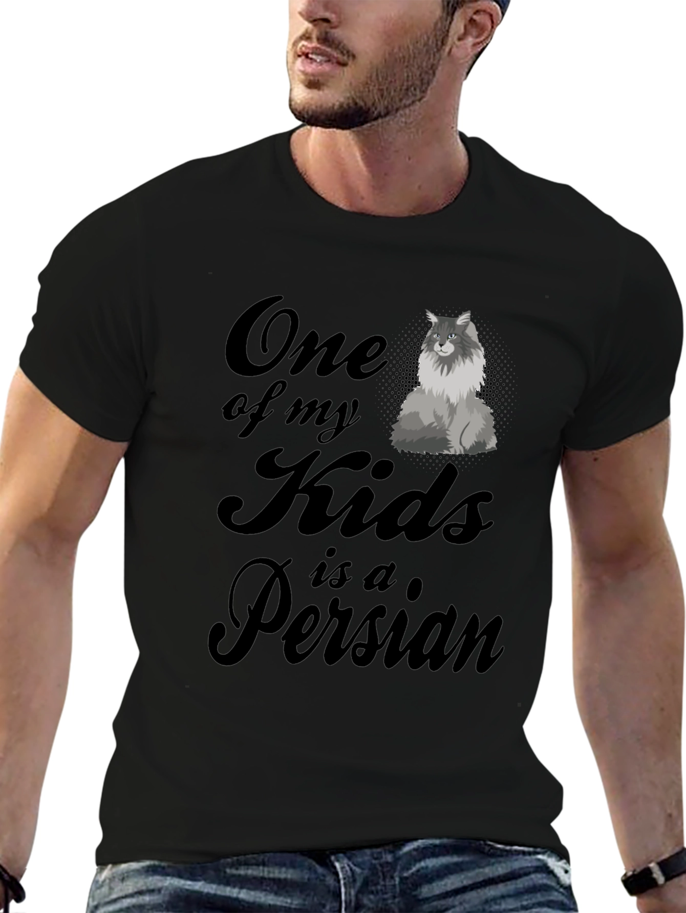 One of My Kids is a Persian Cat T-Shirt