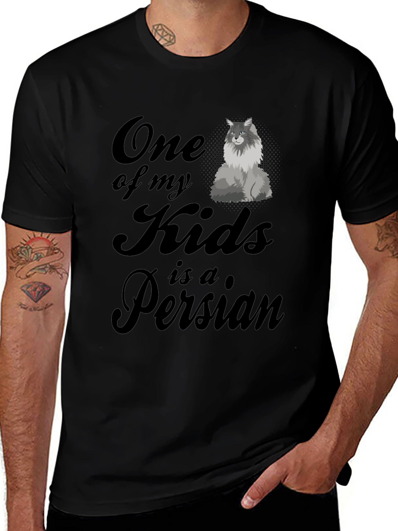 One of My Kids is a Persian Cat T-Shirt