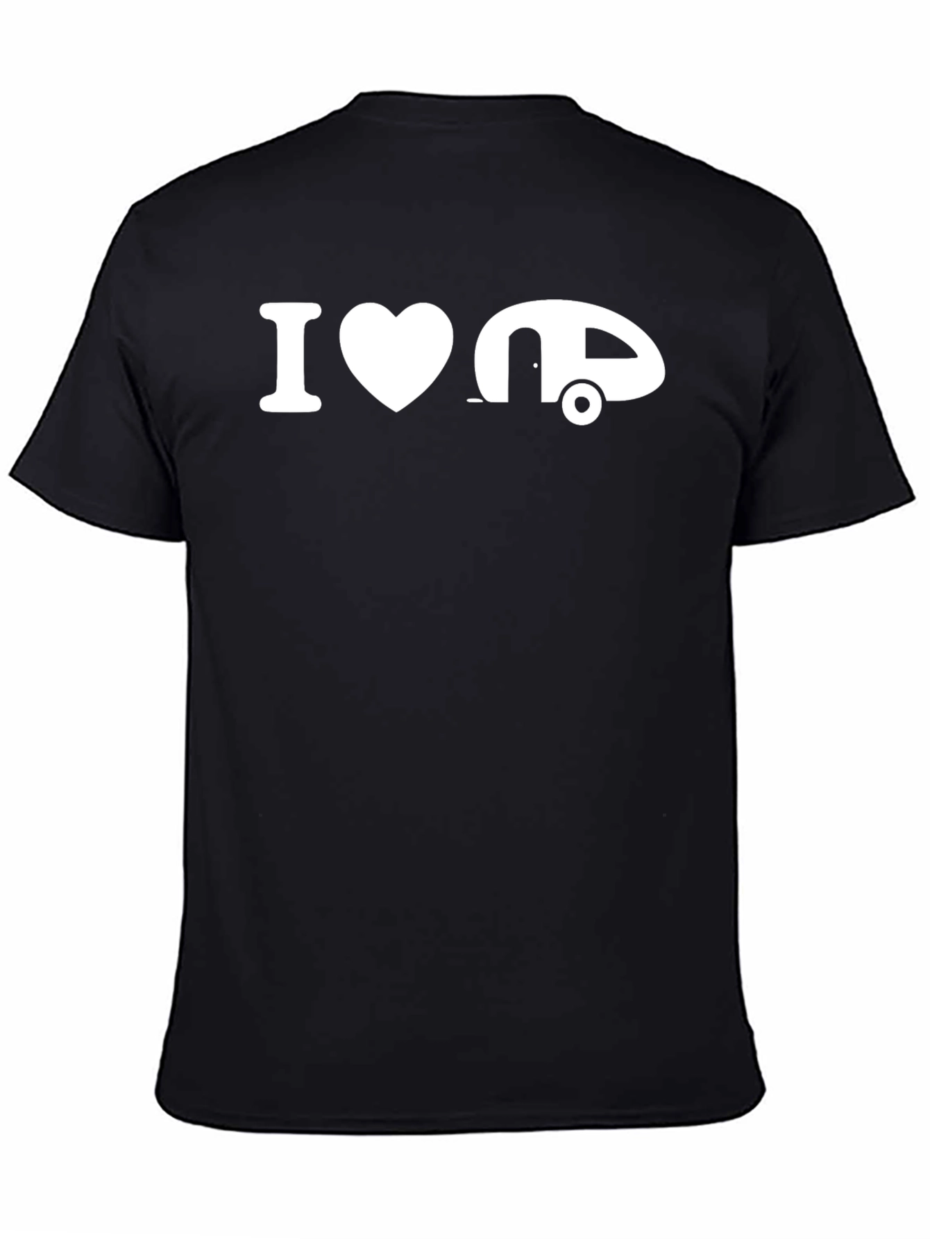 I Love Camping T-Shirt - Black Graphic Tee