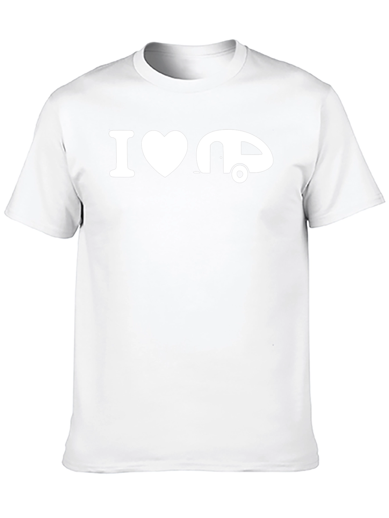 I Love Camping T-Shirt - Black Graphic Tee