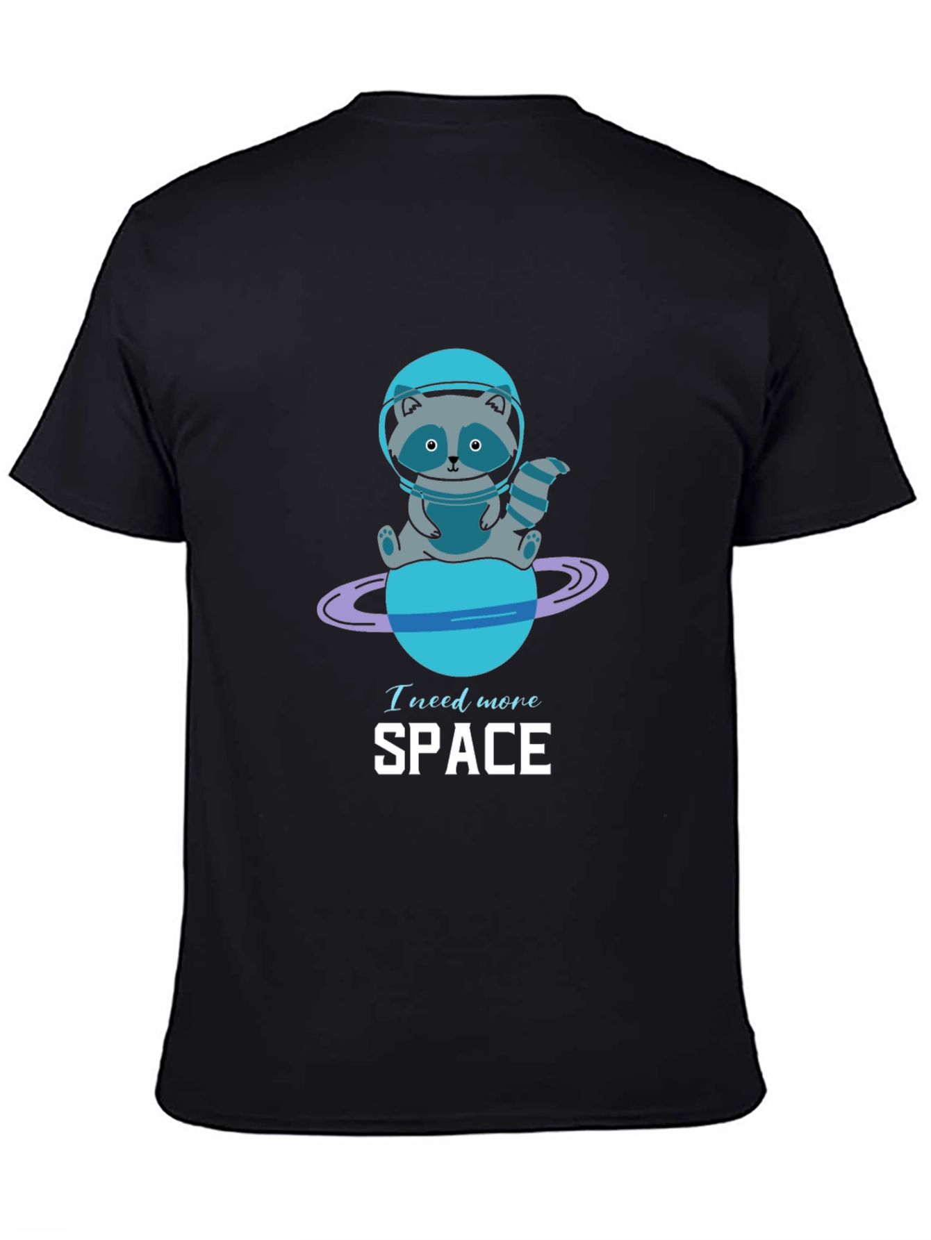 Need More Space Raccoon Graphic Tee
