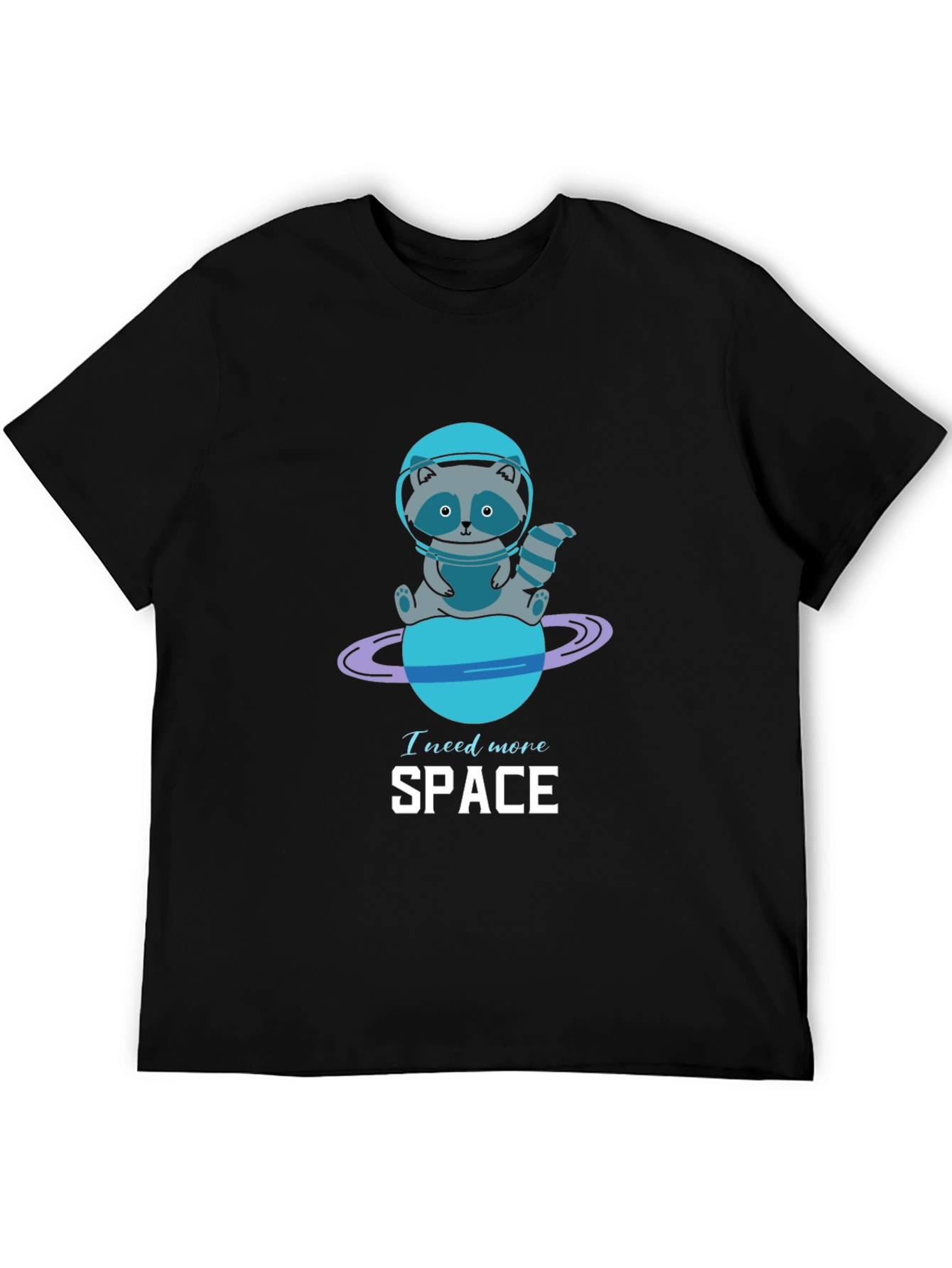 Need More Space Raccoon Graphic Tee