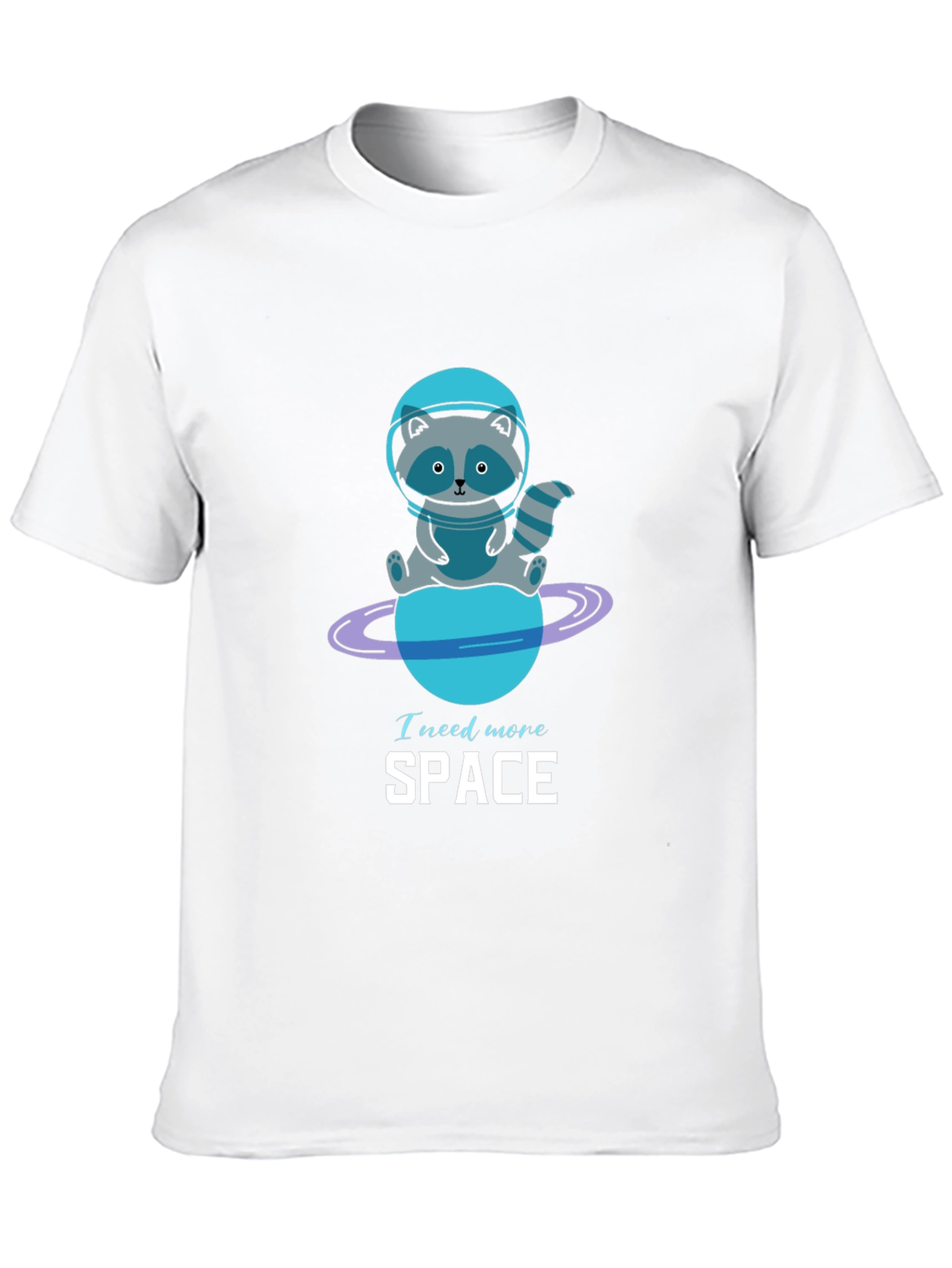 Need More Space Raccoon Graphic Tee