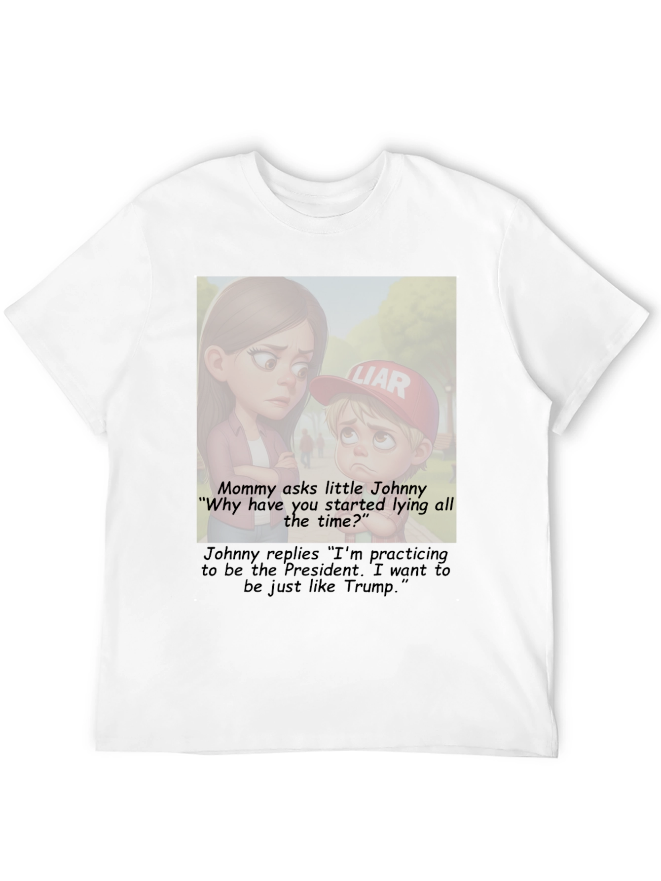 Political Humor T-Shirt: Little Johnny