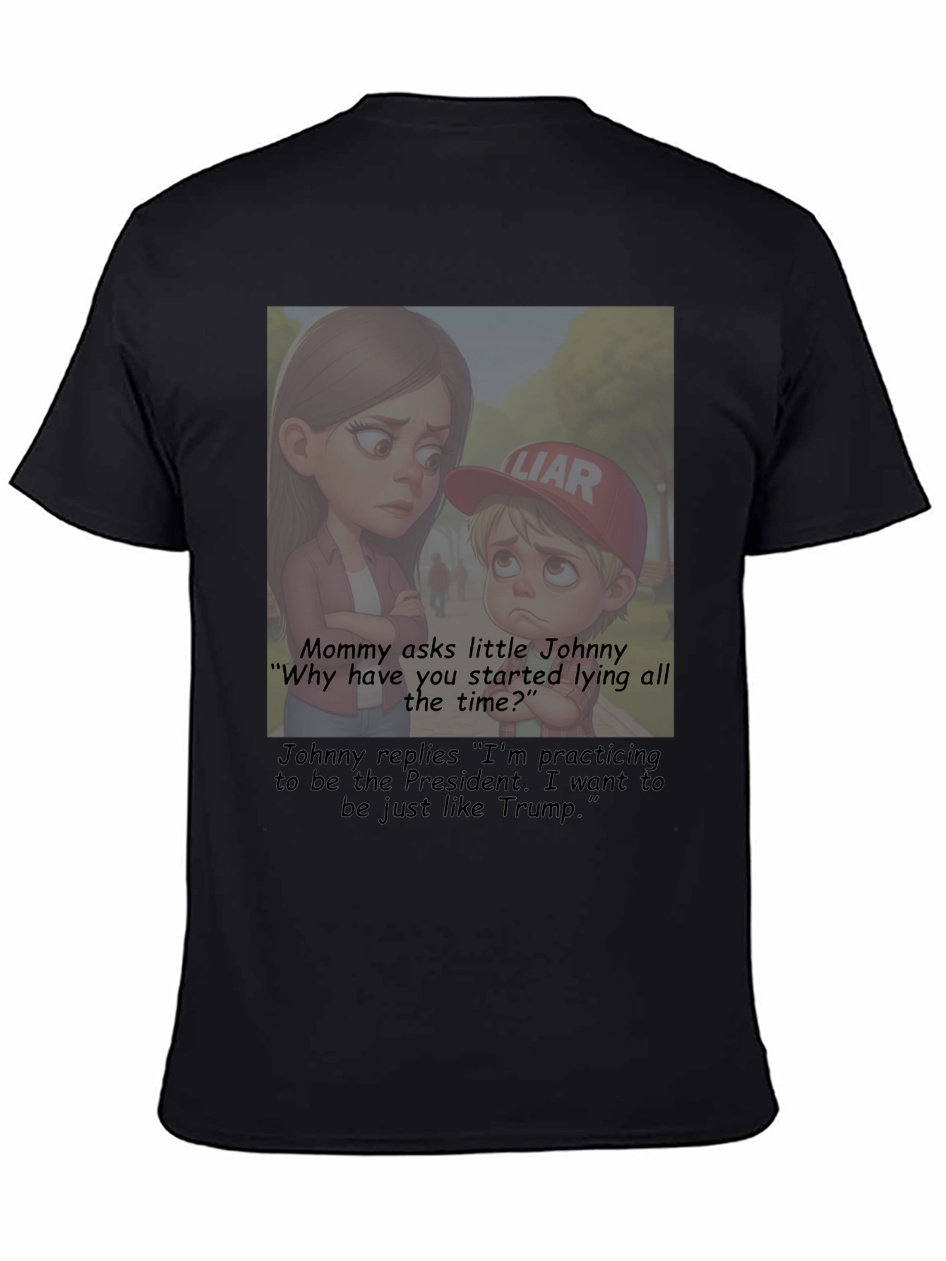 Political Humor T-Shirt: Little Johnny