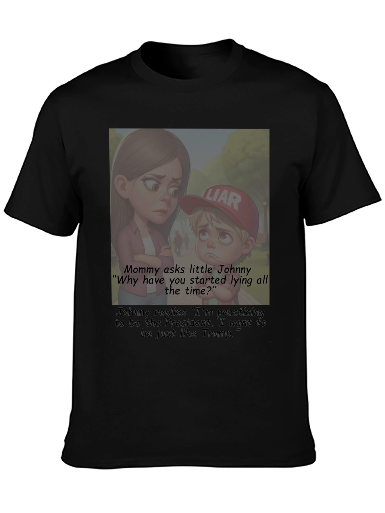Political Humor T-Shirt: Little Johnny