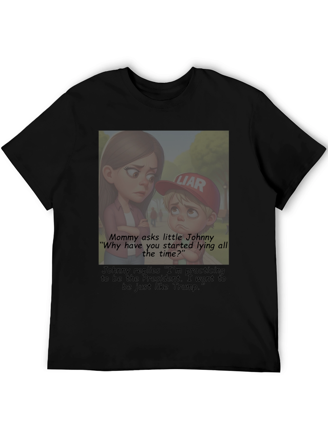 Political Humor T-Shirt: Little Johnny