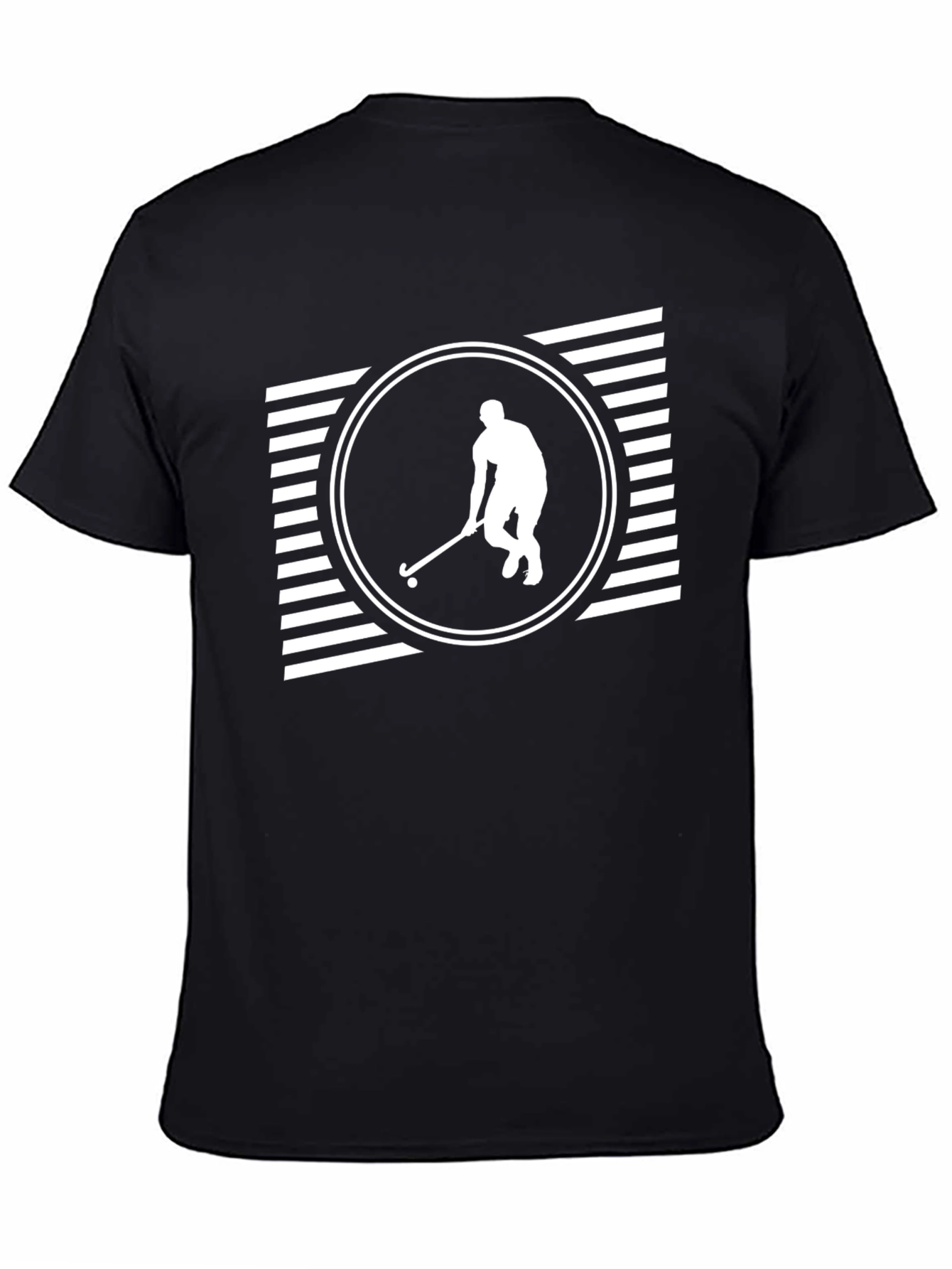 Hockey Player Graphic Tee - Stylish Cotton T-Shirt