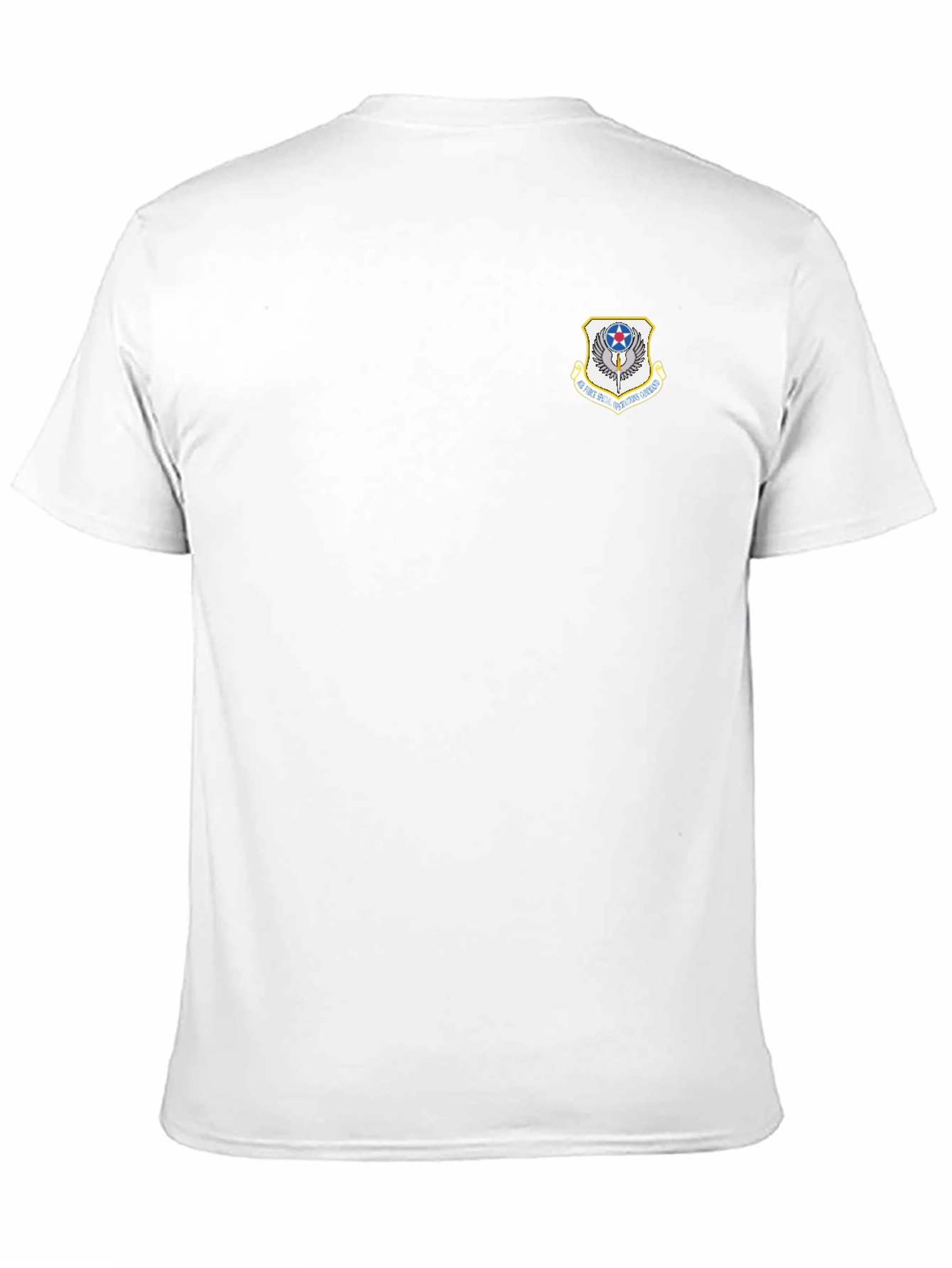 Black T-Shirt with Air Force Emblem