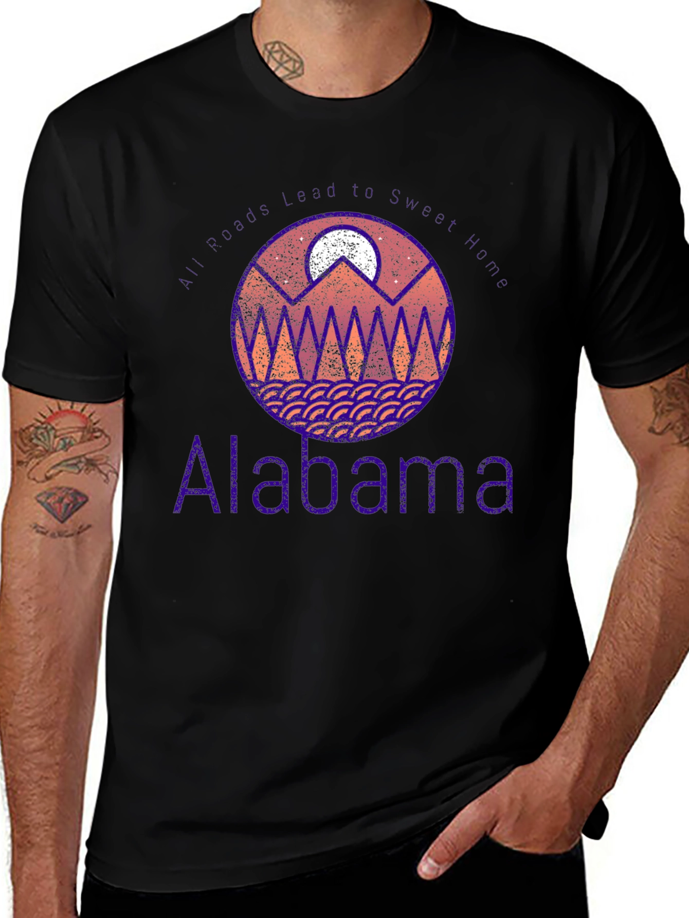 Alabama Mountainscape Graphic T-Shirt