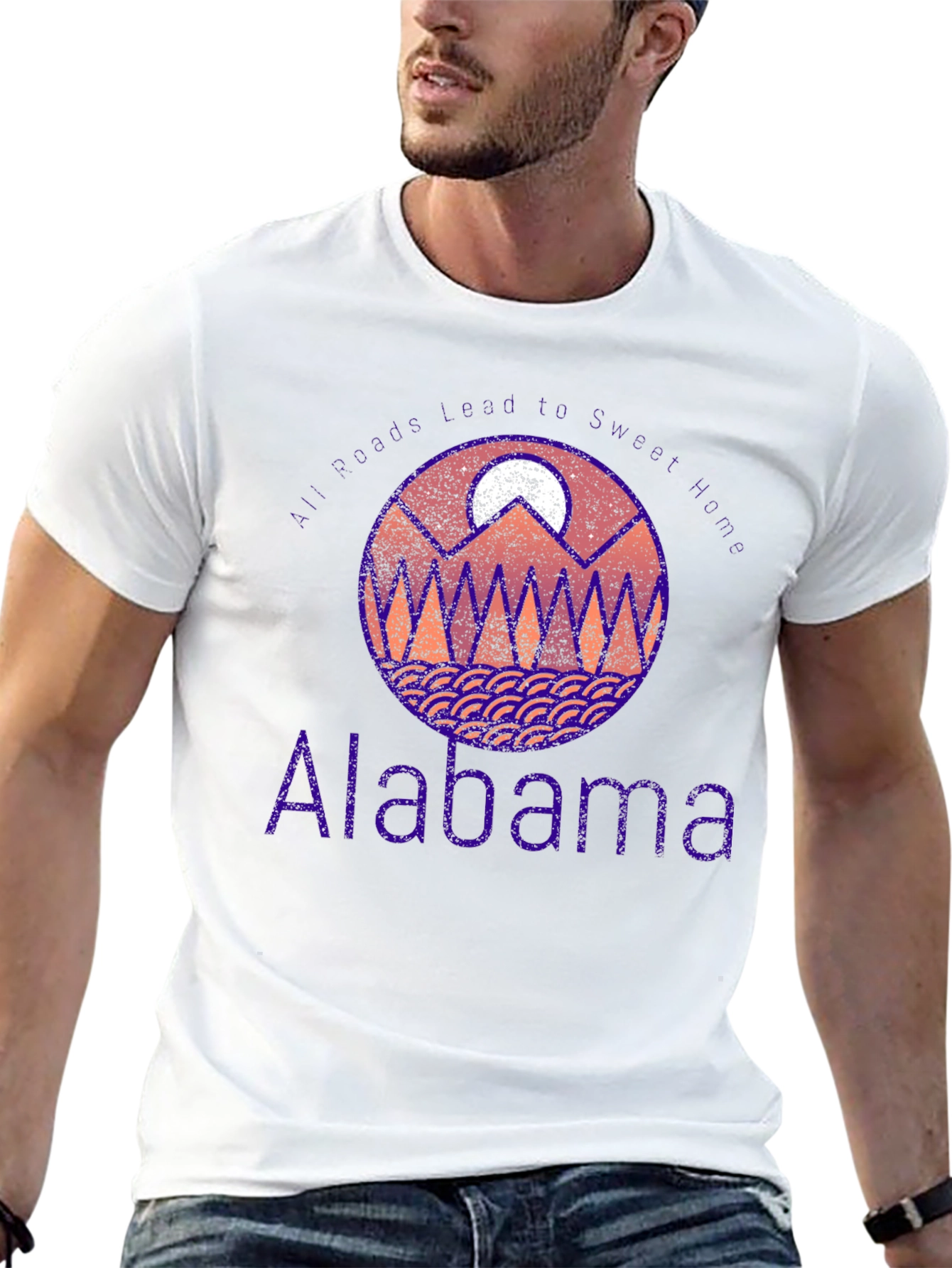 Alabama Mountainscape Graphic T-Shirt