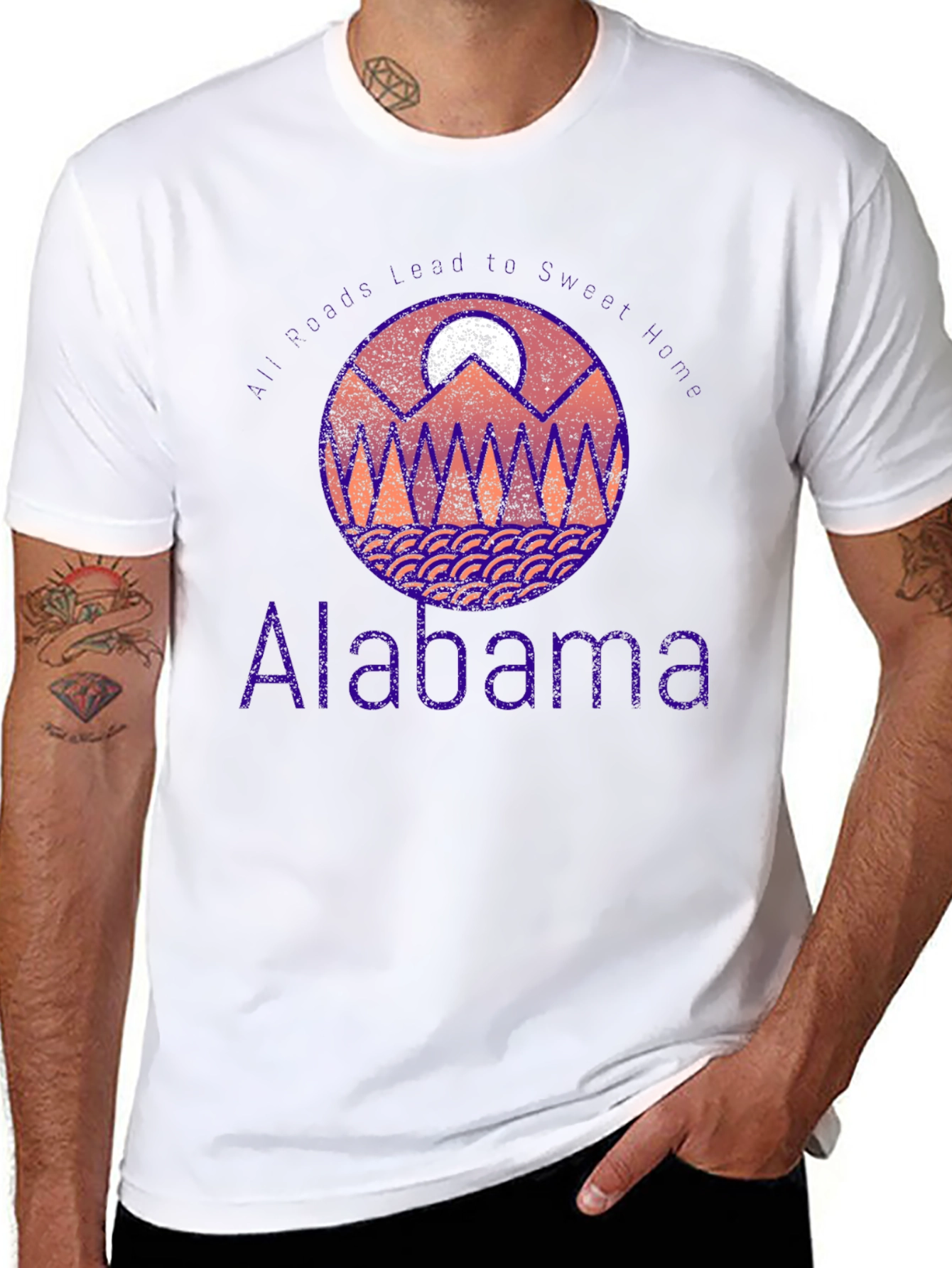 Alabama Mountainscape Graphic T-Shirt