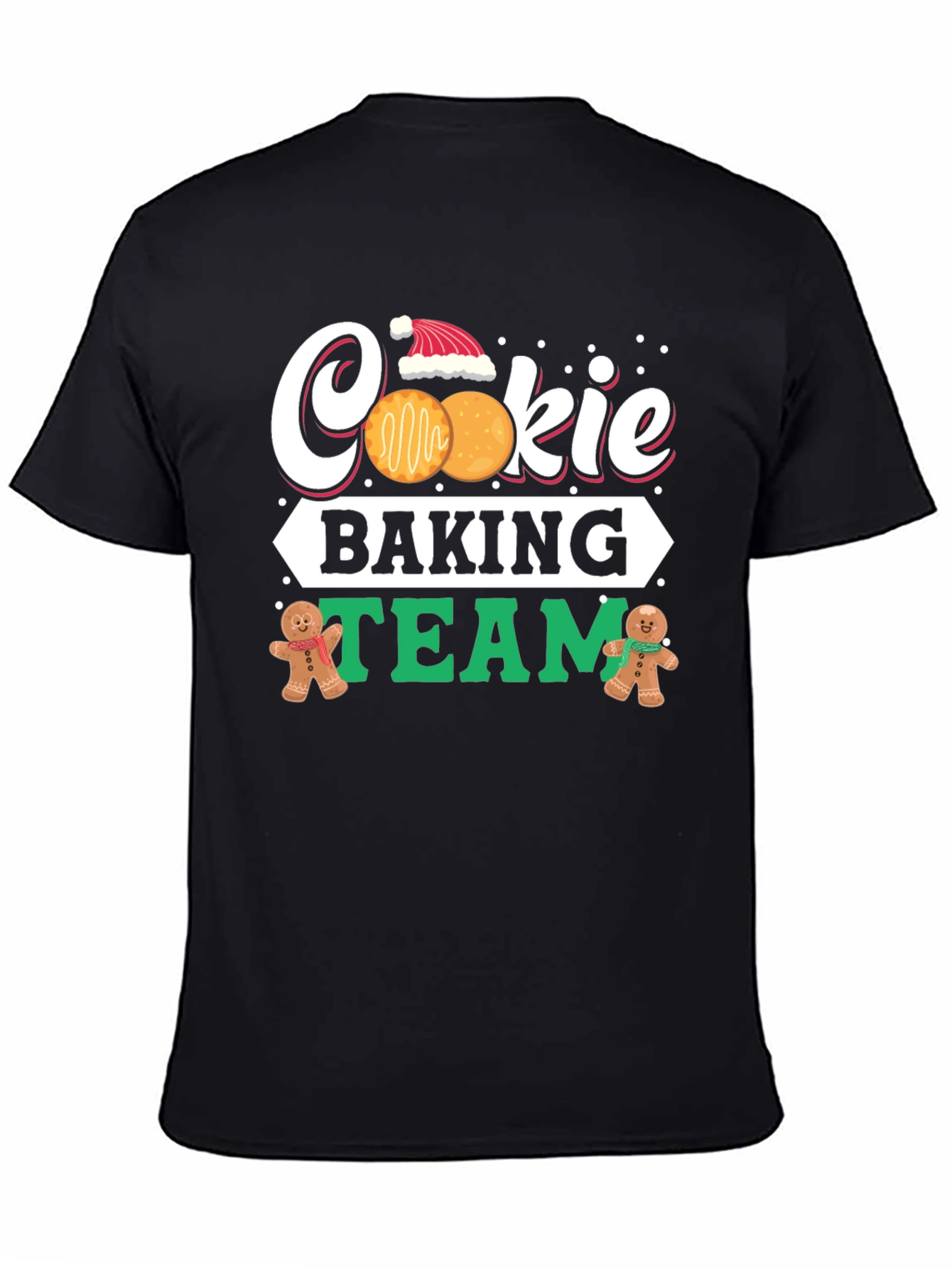 Cookie Baking Team Holiday Graphic T-Shirt