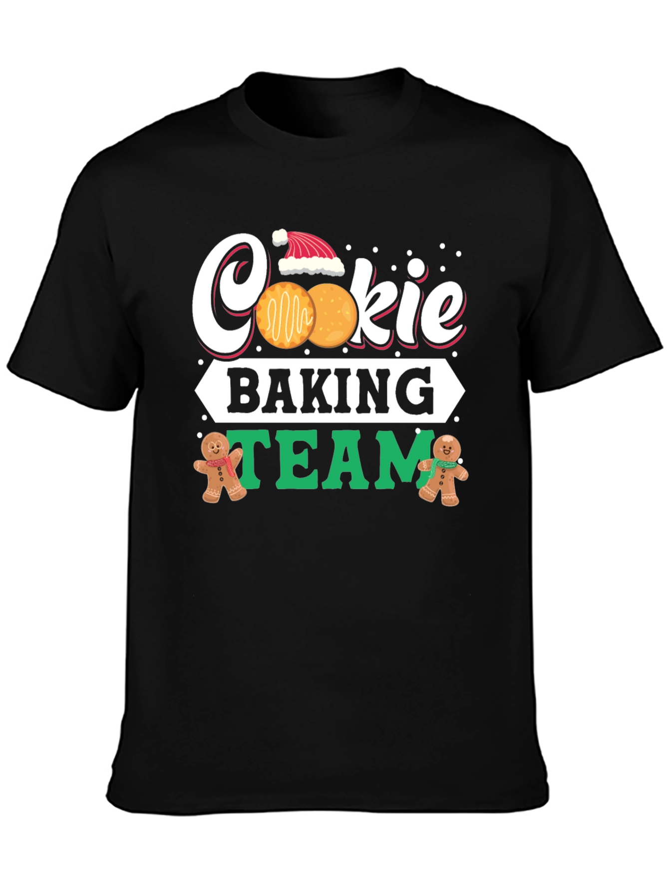 Cookie Baking Team Holiday Graphic T-Shirt