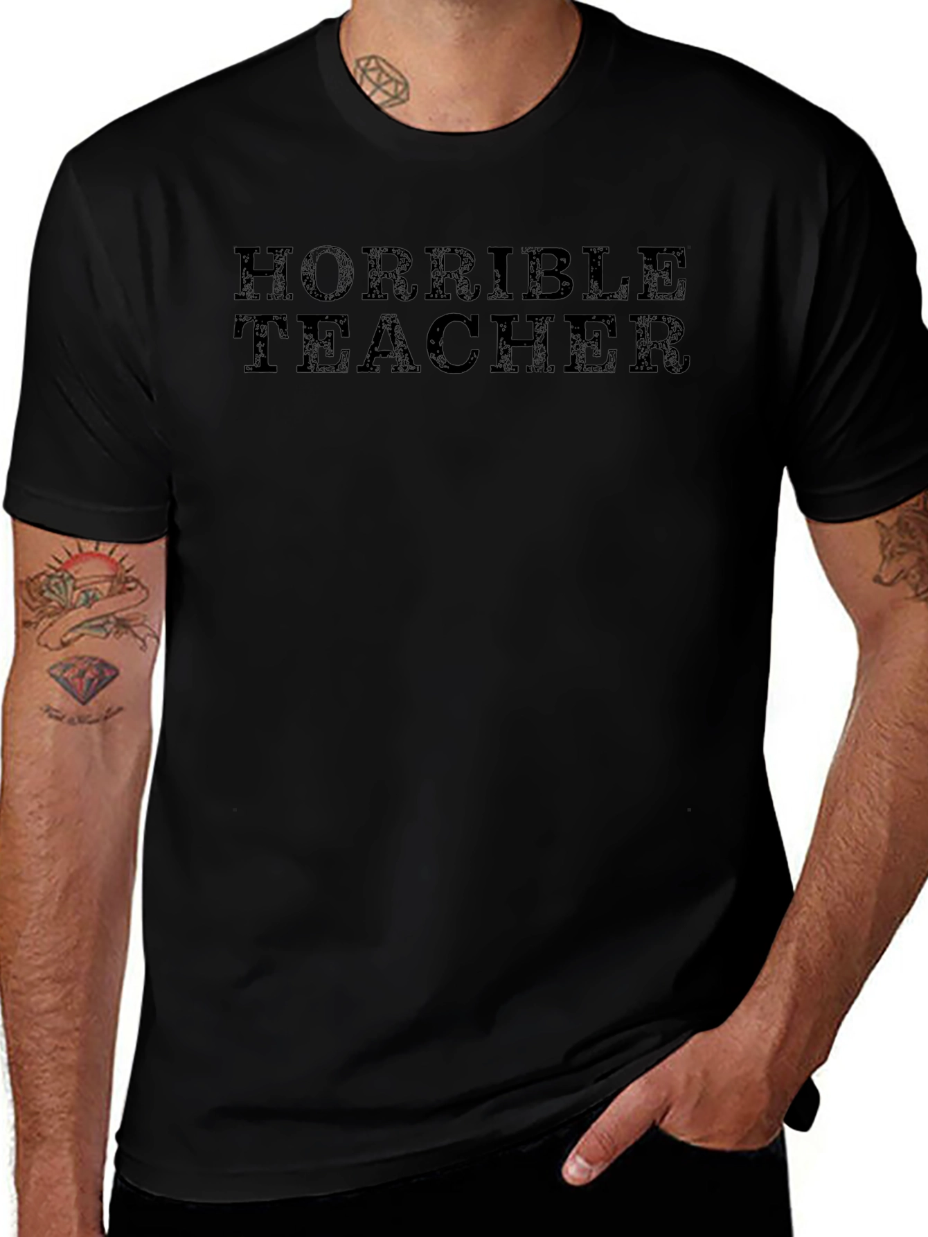 Horrible Teacher T-Shirt - Unisex Novelty Tee