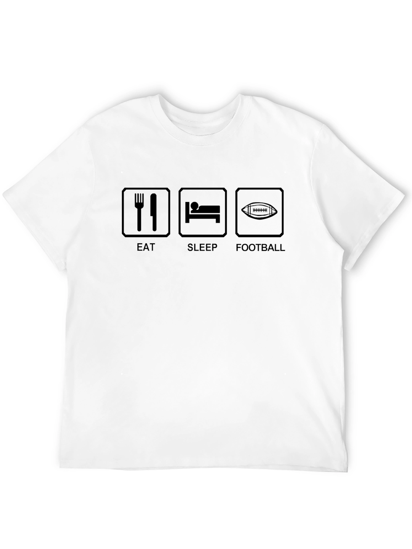 Eat Sleep Football T-Shirt - Fan Apparel