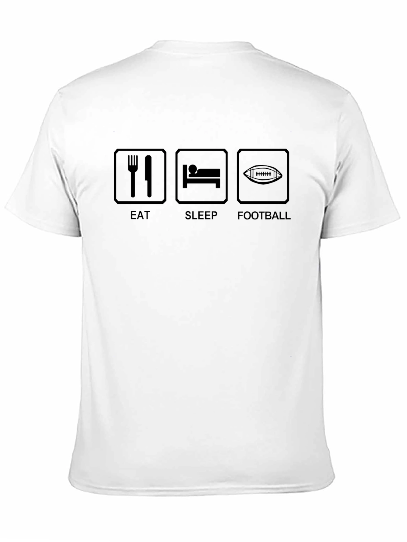 Eat Sleep Football T-Shirt - Fan Apparel