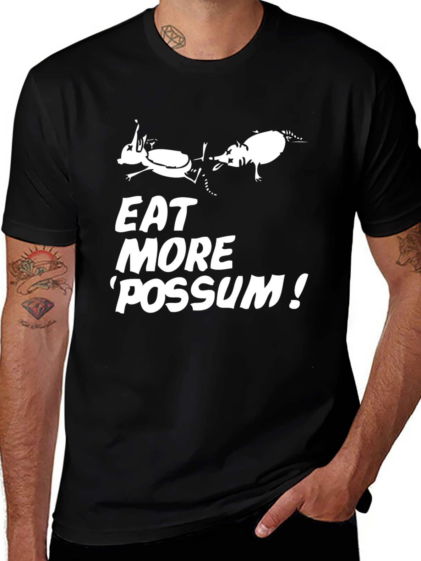 Eat More Possum! T-Shirt Funny Graphic Tee
