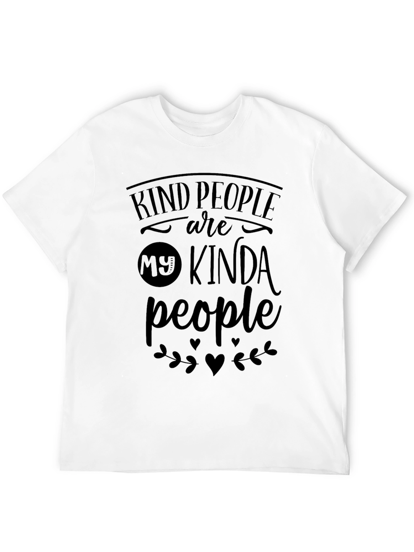 Kind People T-Shirt - Black Graphic Tee