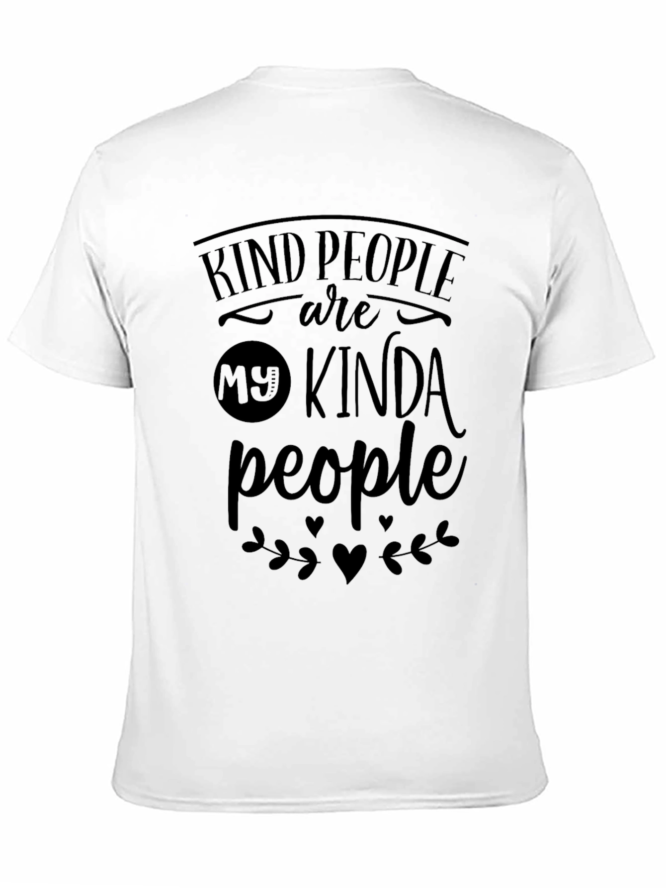 Kind People T-Shirt - Black Graphic Tee