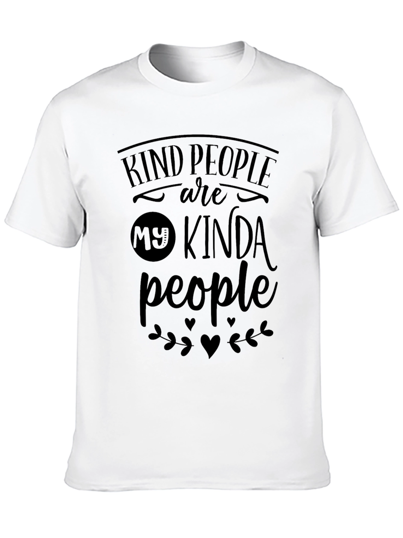 Kind People T-Shirt - Black Graphic Tee