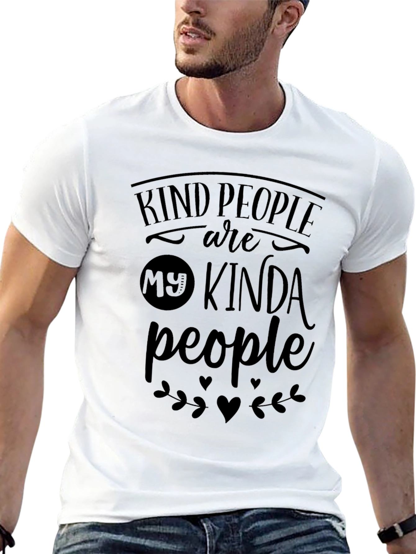 Kind People T-Shirt - Black Graphic Tee