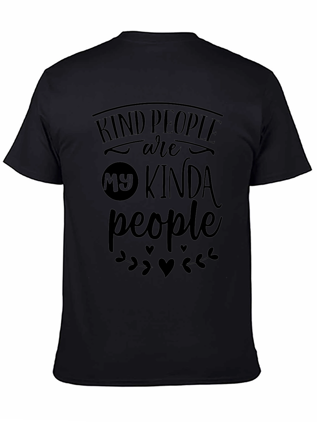 Kind People T-Shirt - Black Graphic Tee