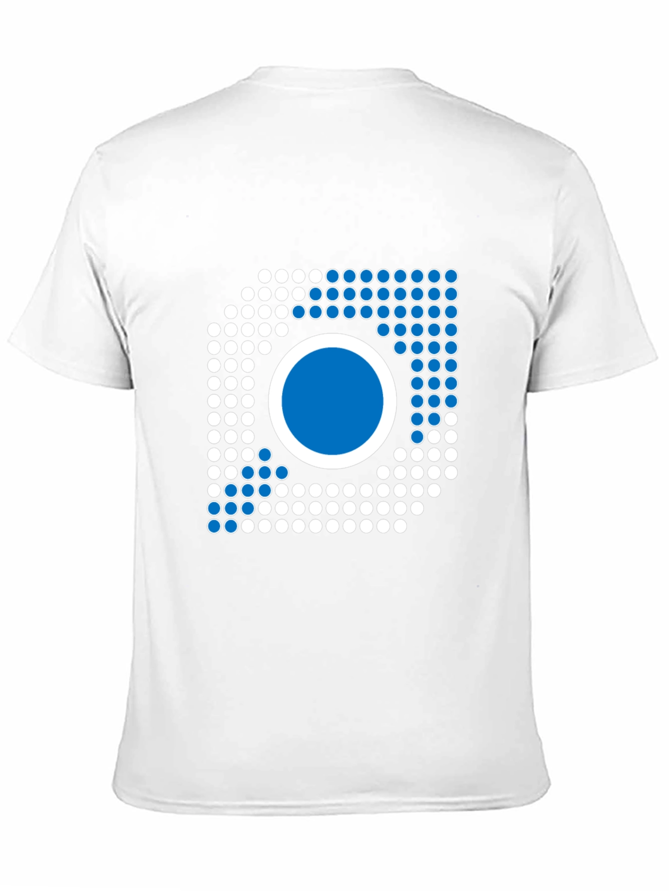 Abstract Circle Graphic Black T-Shirt