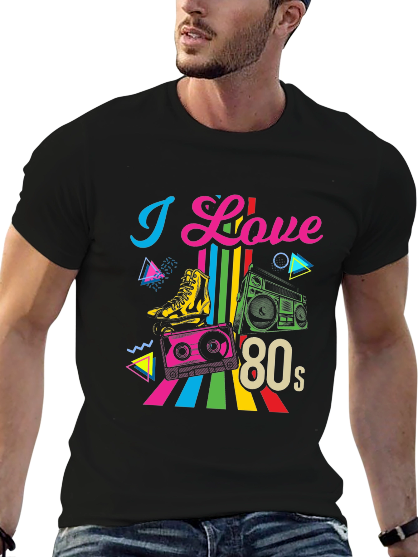 I Love the 80s Retro Graphic Tee