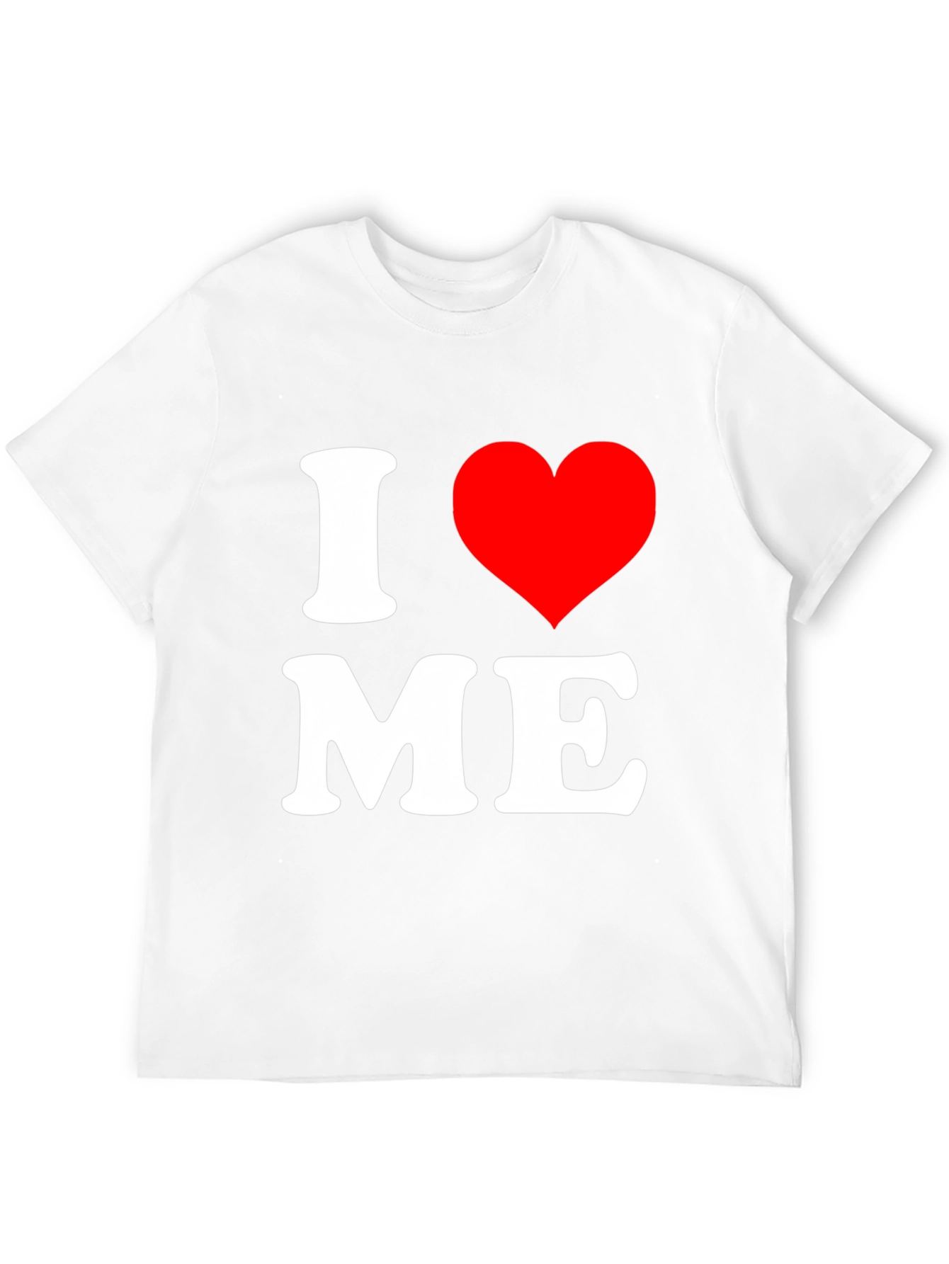 I Heart Me Black Graphic Tee