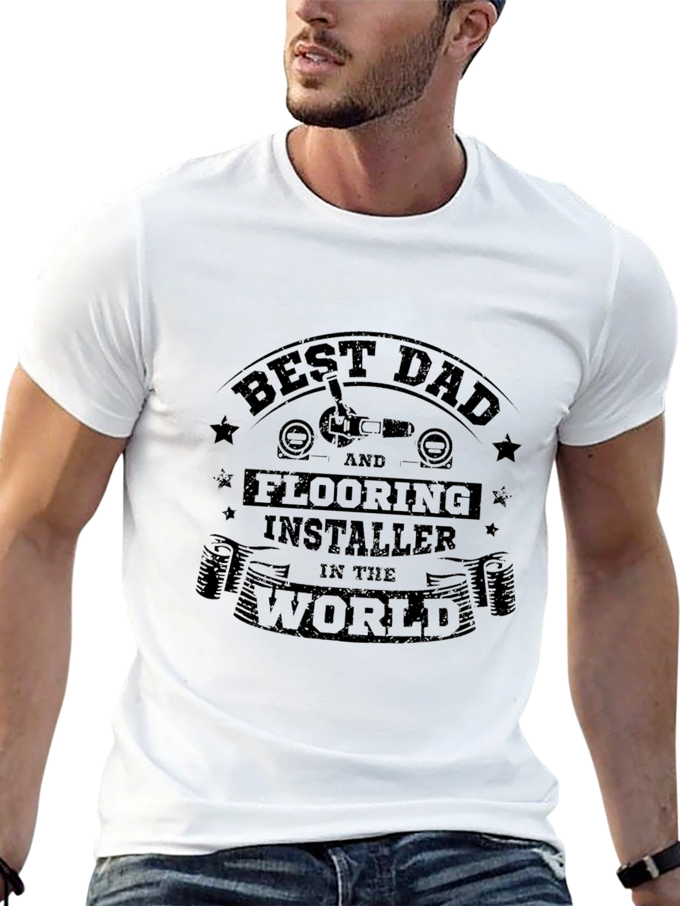 Best Dad Flooring Installer T-Shirt