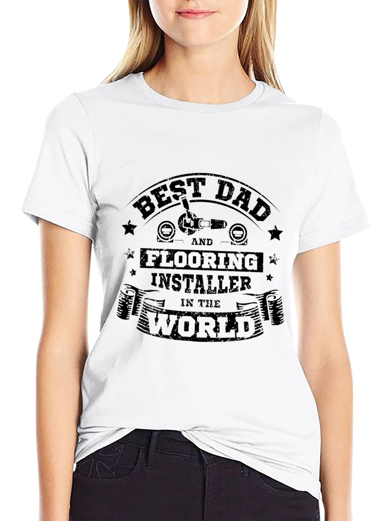 Best Dad Flooring Installer T-Shirt