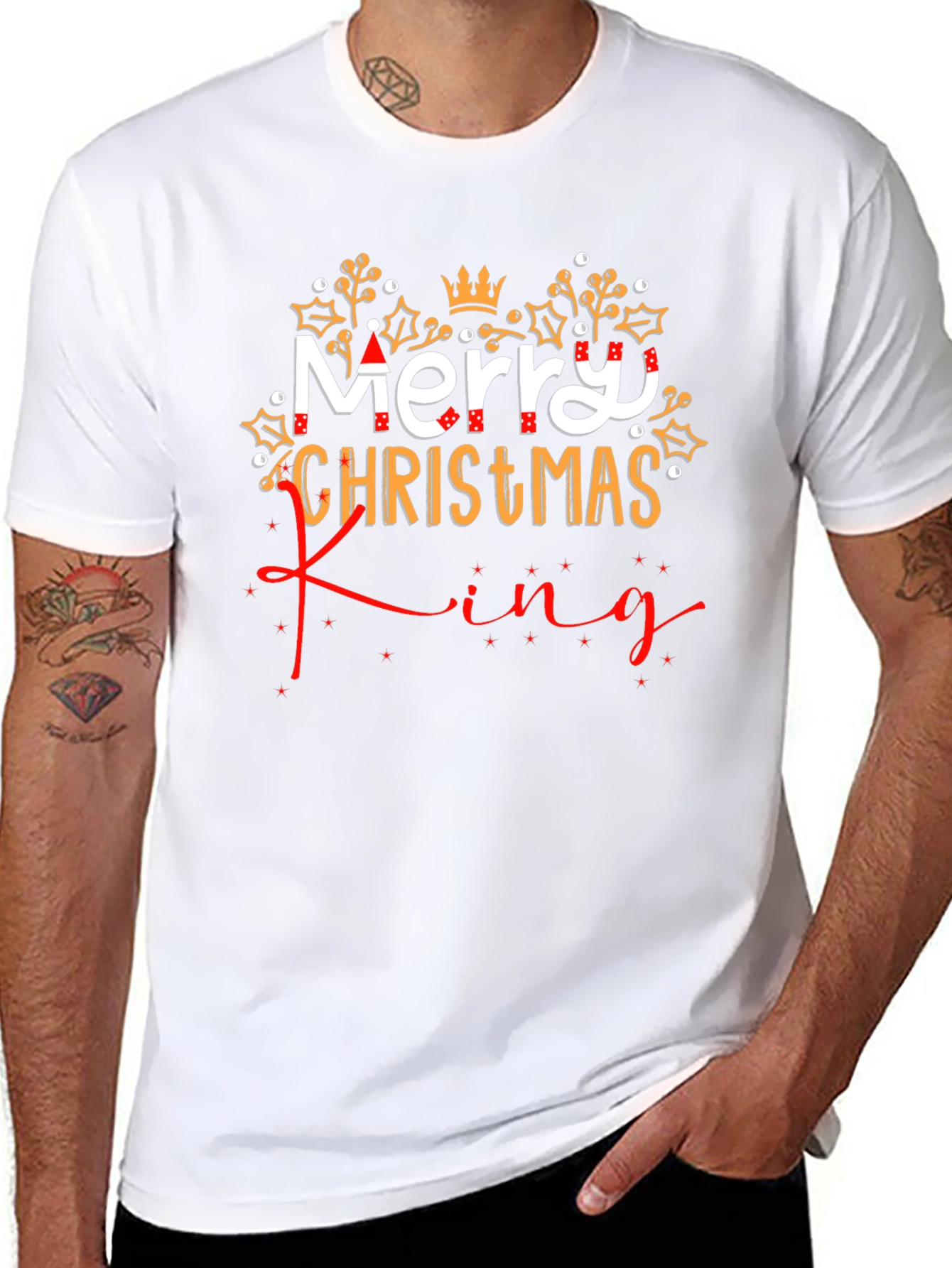 Merry Christmas King Graphic Tee