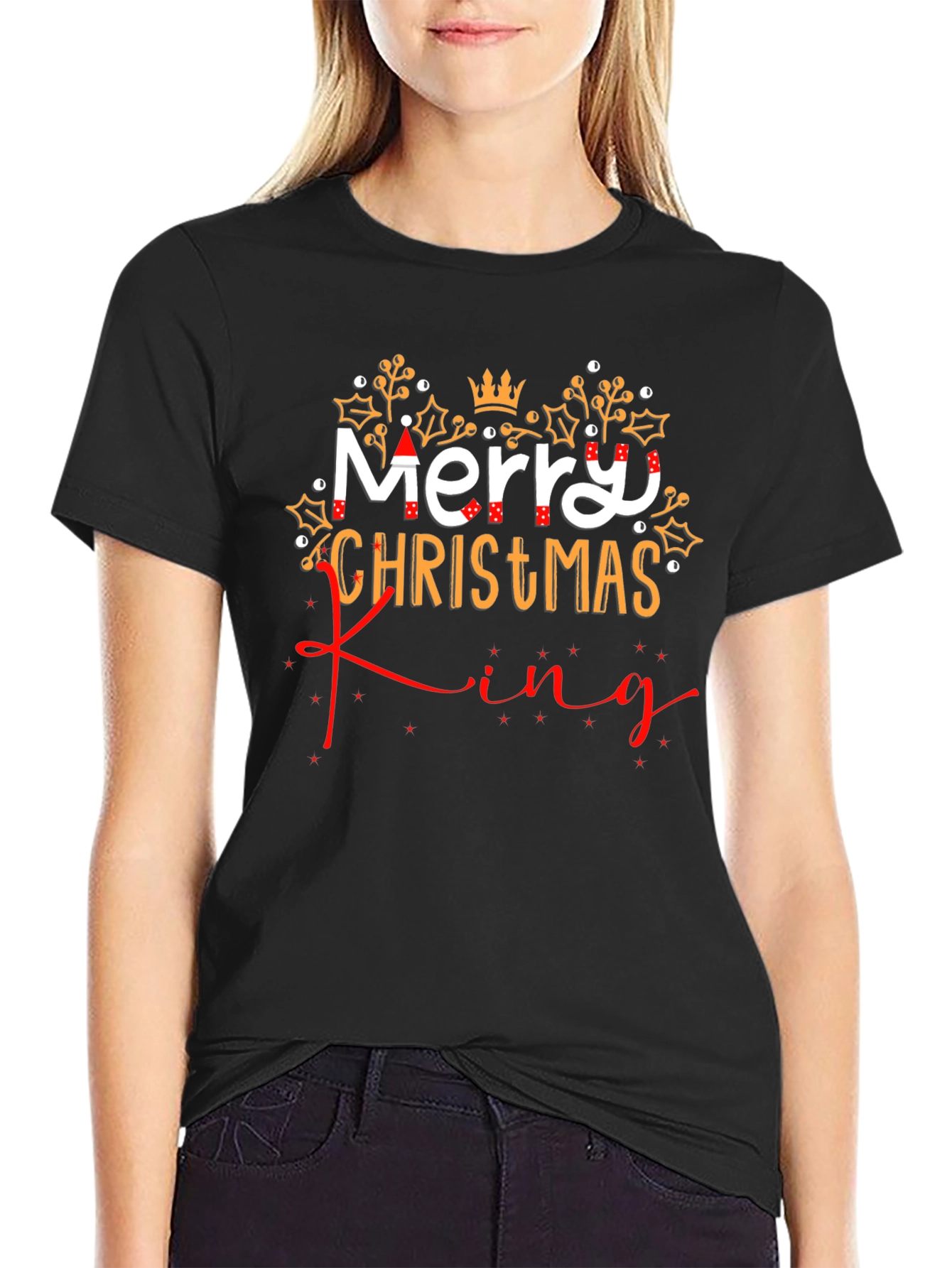 Merry Christmas King Graphic Tee
