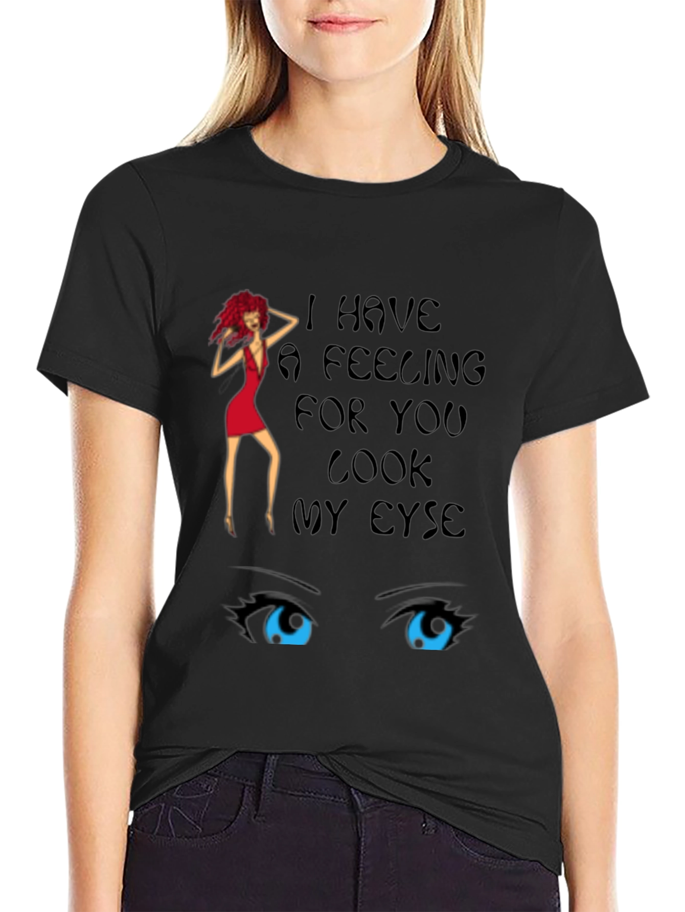 Novelty Graphic T-Shirt - Eye Design
